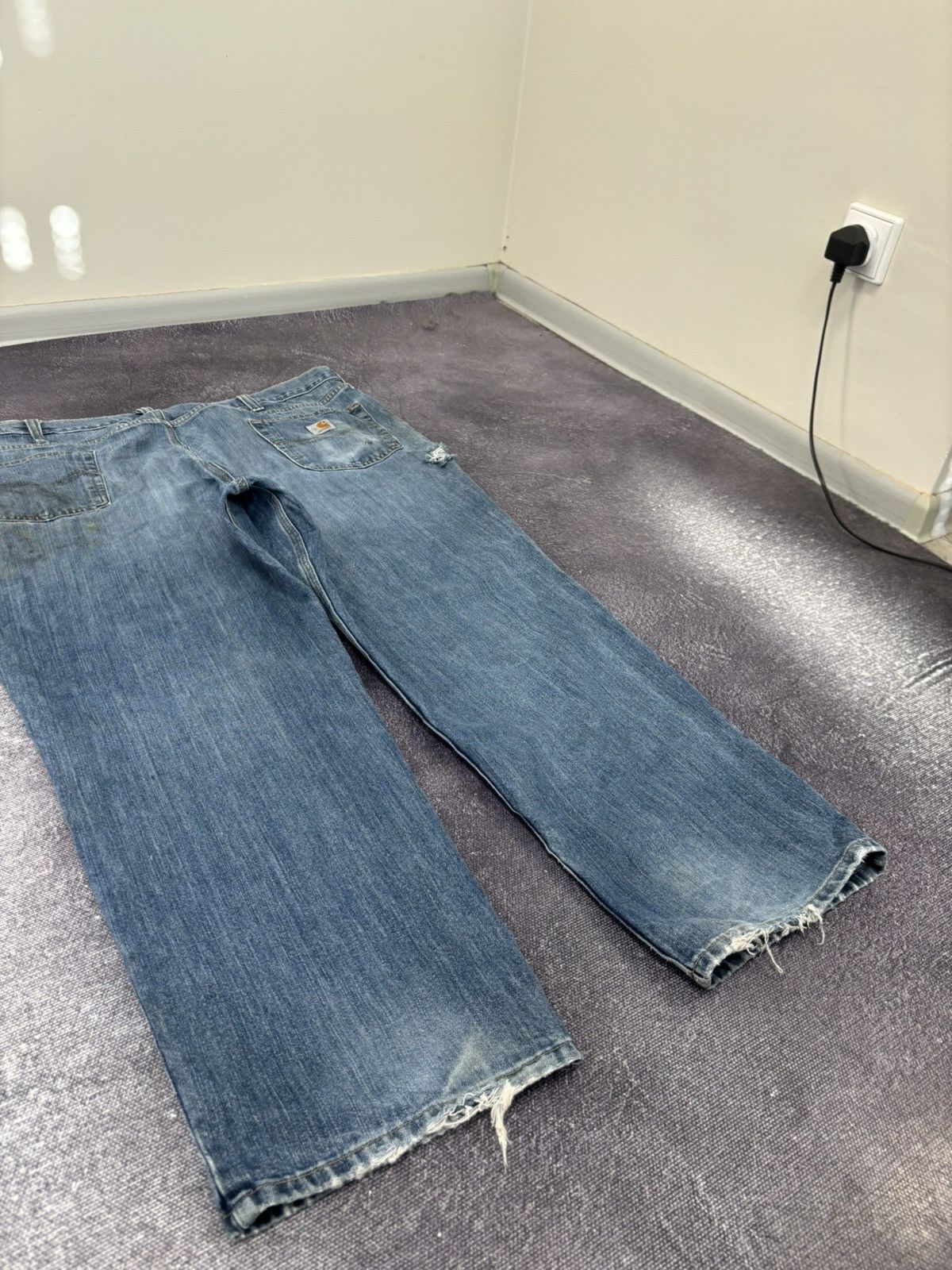 Carhartt Vintage Carhartt Y2K Work USA Hype Denim Baggy Jeans Size US 44 / EU 60 - 5 Thumbnail