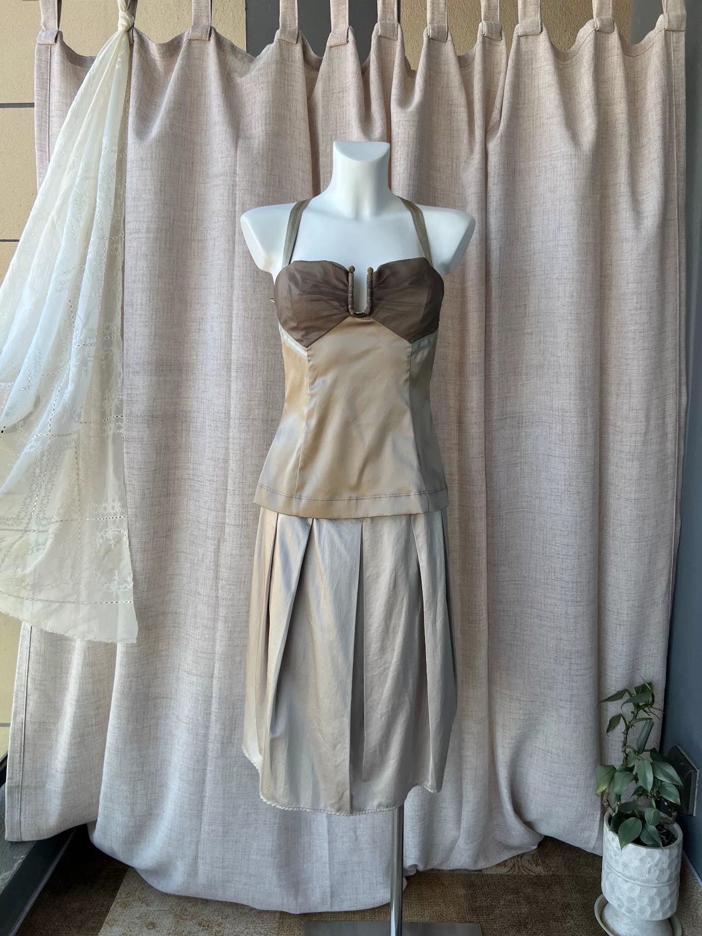 Just Cavalli Just Cavalli Silk Satin Corset Size M / US 6-8 / IT 42-44 - 1 Thumbnail