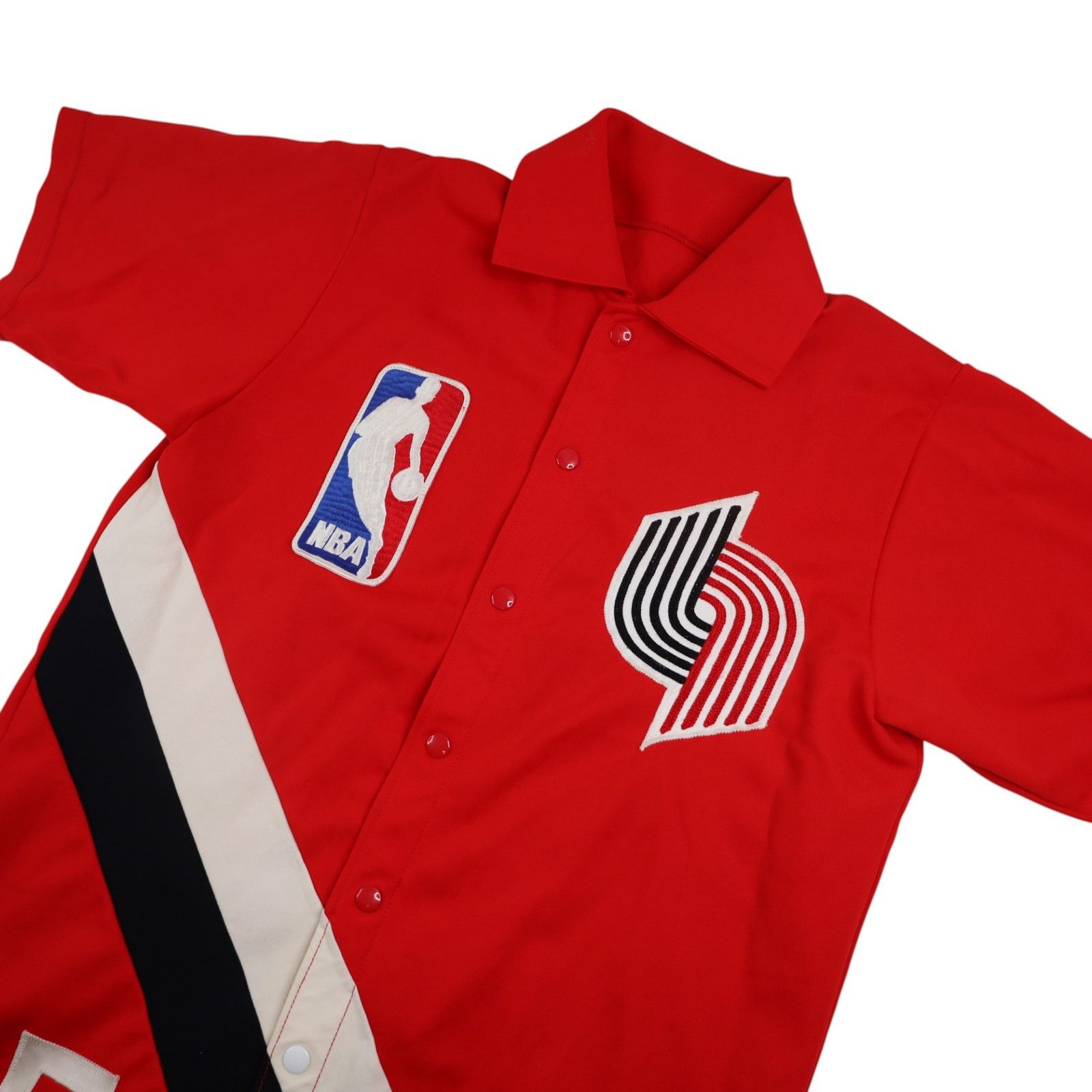 NBA × Vintage VTG Game Worn Medalist Sand Knit Portland Blazers Jersey Size US M / EU 48-50 / 2 - 2 Thumbnail