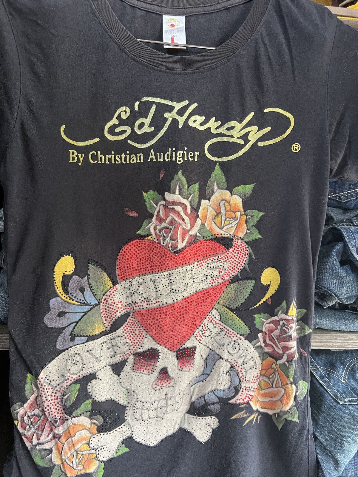 Ed Hardy 🔥Ed Hardy by Christian Audigier Kills Love Slowly Size S / US 4 / IT 40 - 10 Thumbnail