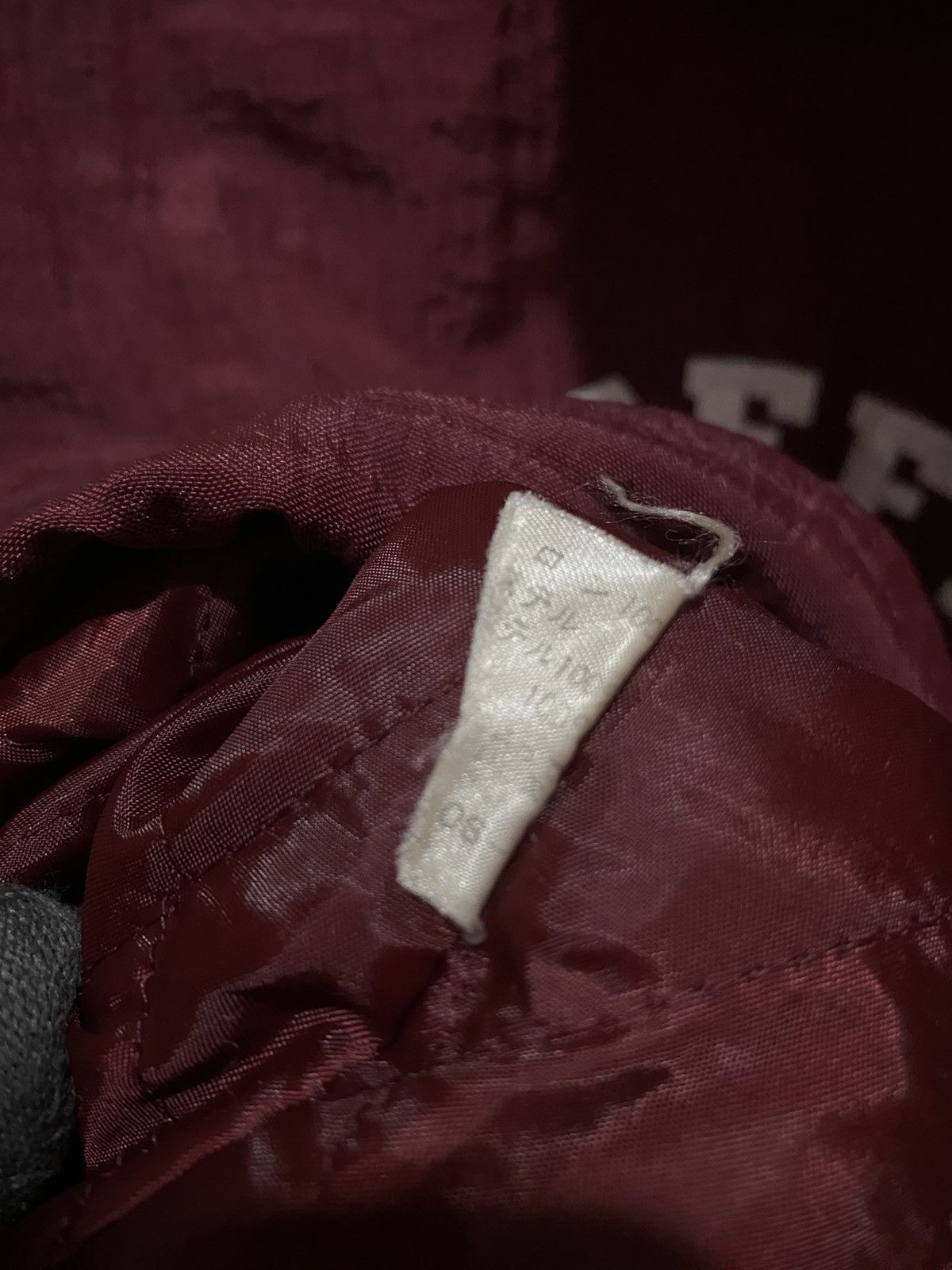 Vintage Vintage Sunford Maroon Windbreaker Hoodie Jacket Typography Size US M / EU 48-50 / 2 - 11 Thumbnail