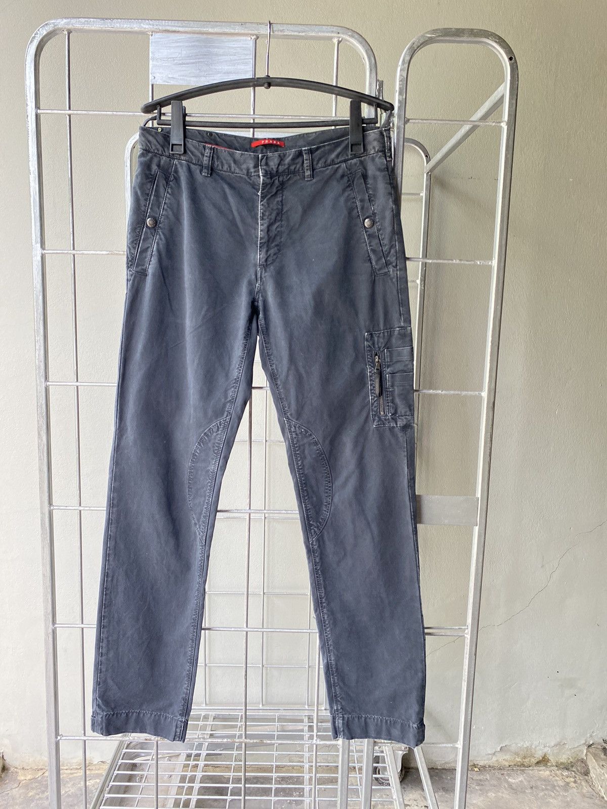 Prada multi pocket tactical cargo pants