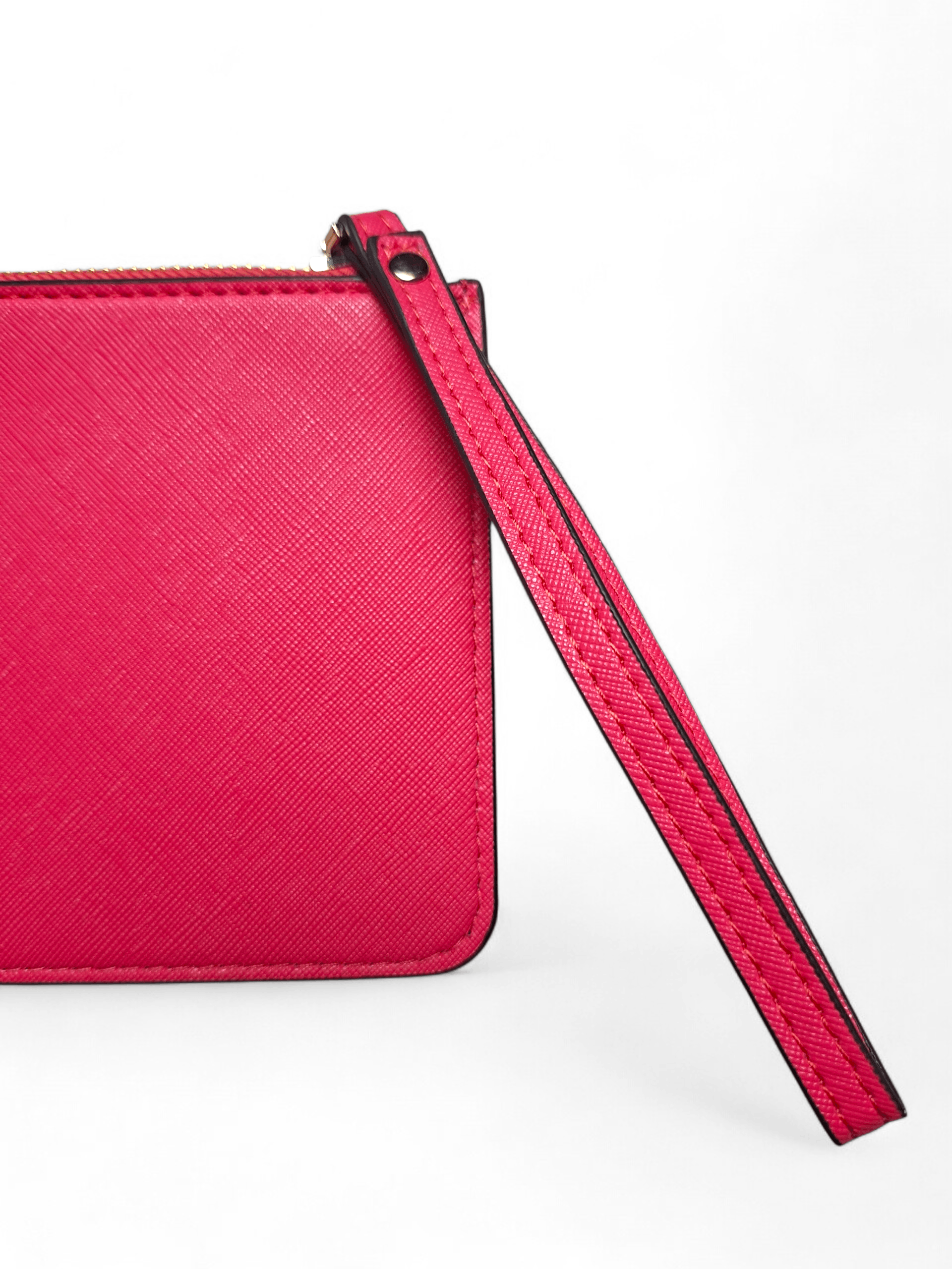 Kate Spade Kate Spade New York Pink Saffiano Leather Wristlet Clutch Size ONE SIZE - 4 Thumbnail