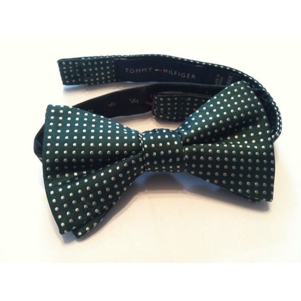Tommy Hilfiger TOMMY HILFIGER 100%SILK BOW TIE Size ONE SIZE - 1 Thumbnail