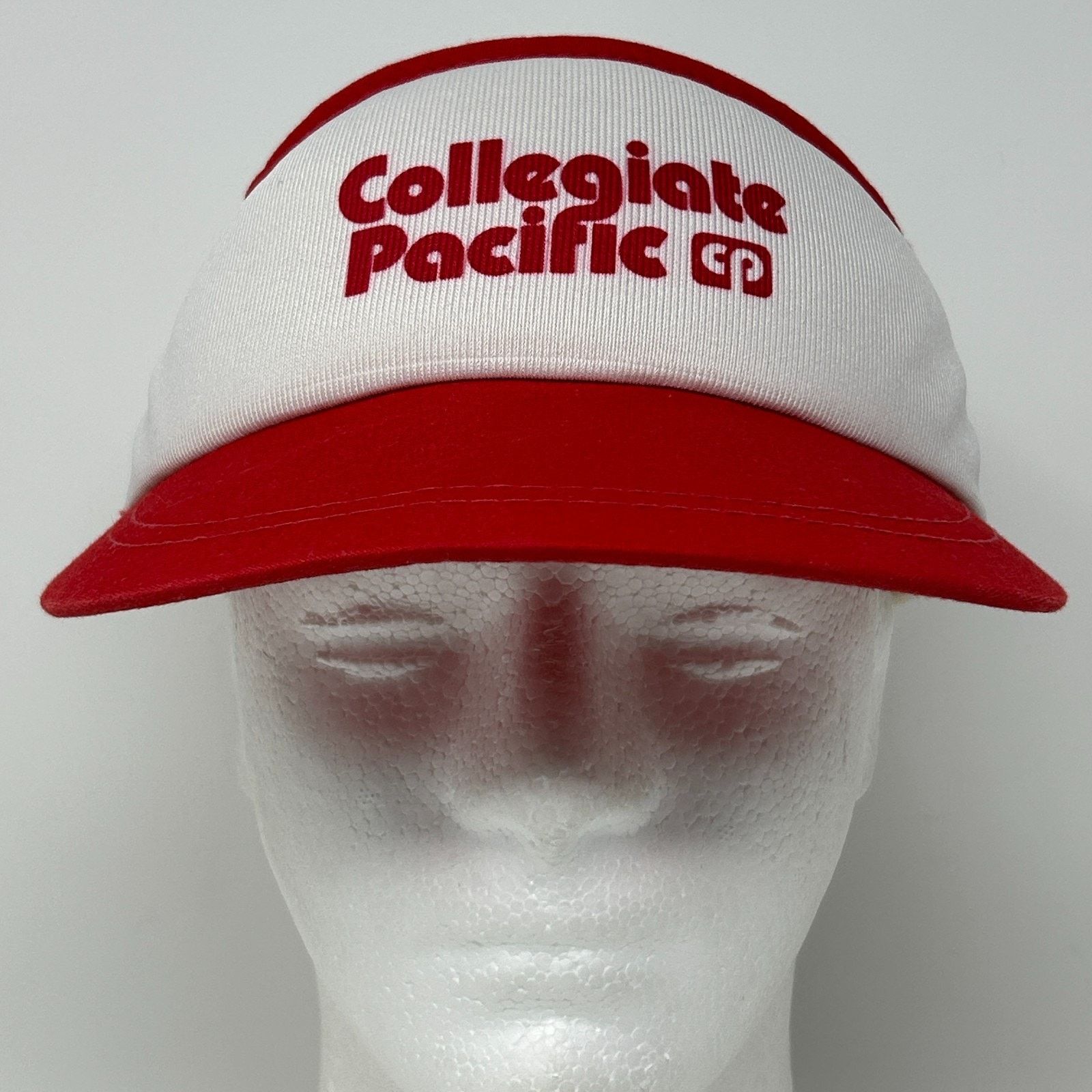 Vintage Vintage 80s 90s Collegiate Pacific Visor Hat Cap CP Logo Size ONE SIZE - 2 Thumbnail