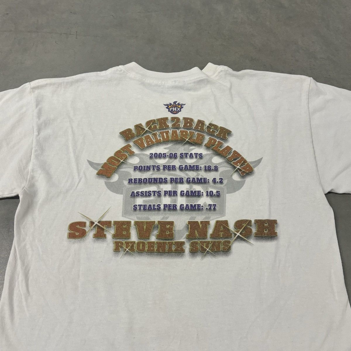 NBA Rare Vintage Steve Nash Phoenix Suns MVP 2006 T-Shirt Size US L / EU 52-54 / 3 - 5 Thumbnail