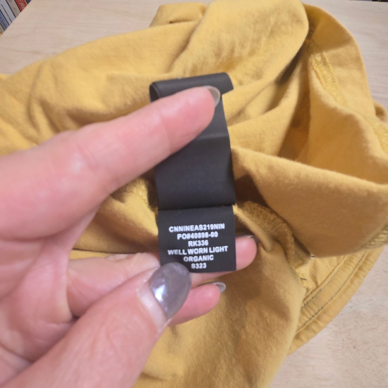 Roark Roark Lightweight pocket tee Organic XS Mustard yellow Size US XS / EU 42 / 0 - 7 Thumbnail