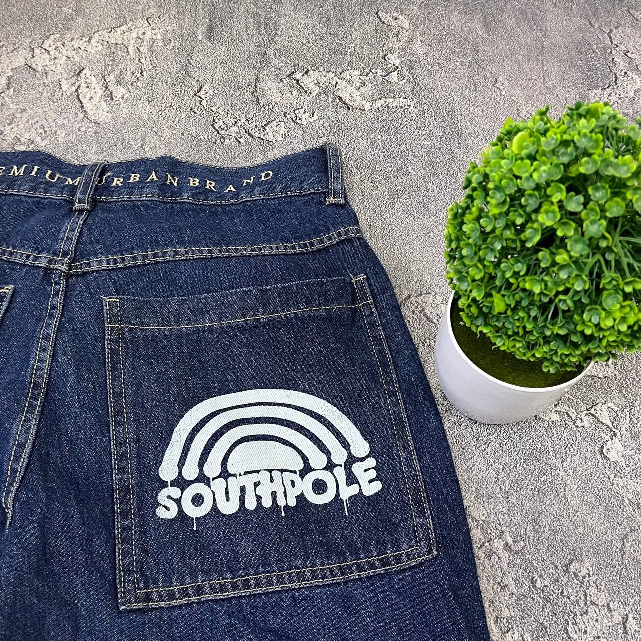 Southpole New With Tag SouthPole Mens SK& Baggy Straight Jeans Sz 32 Size US 32 / EU 48 - 3 Thumbnail