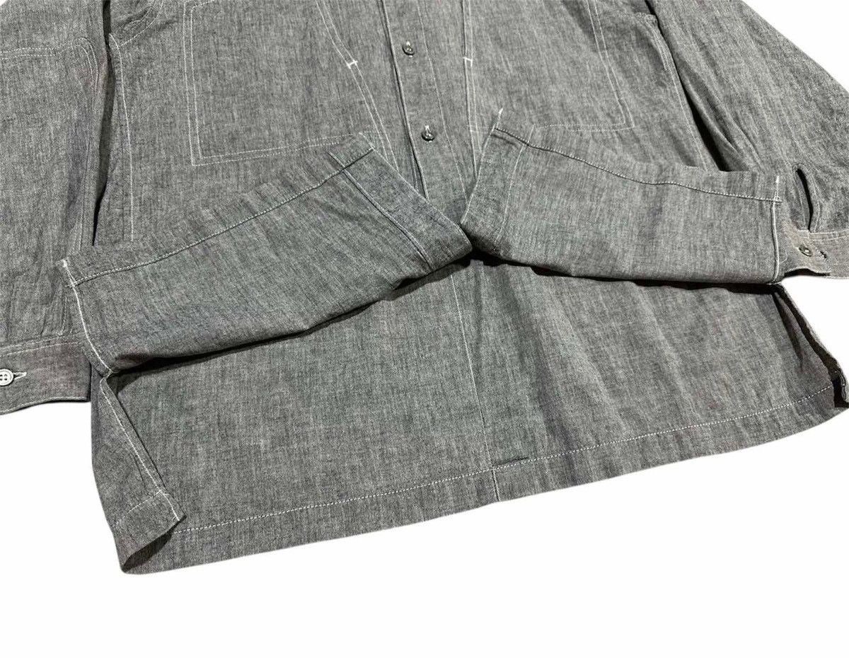 Issey Miyake 🔥1983 Vintage Issey Skyline Miyake Design Studio Shirt Ls Size US L / EU 52-54 / 3 - 8 Thumbnail