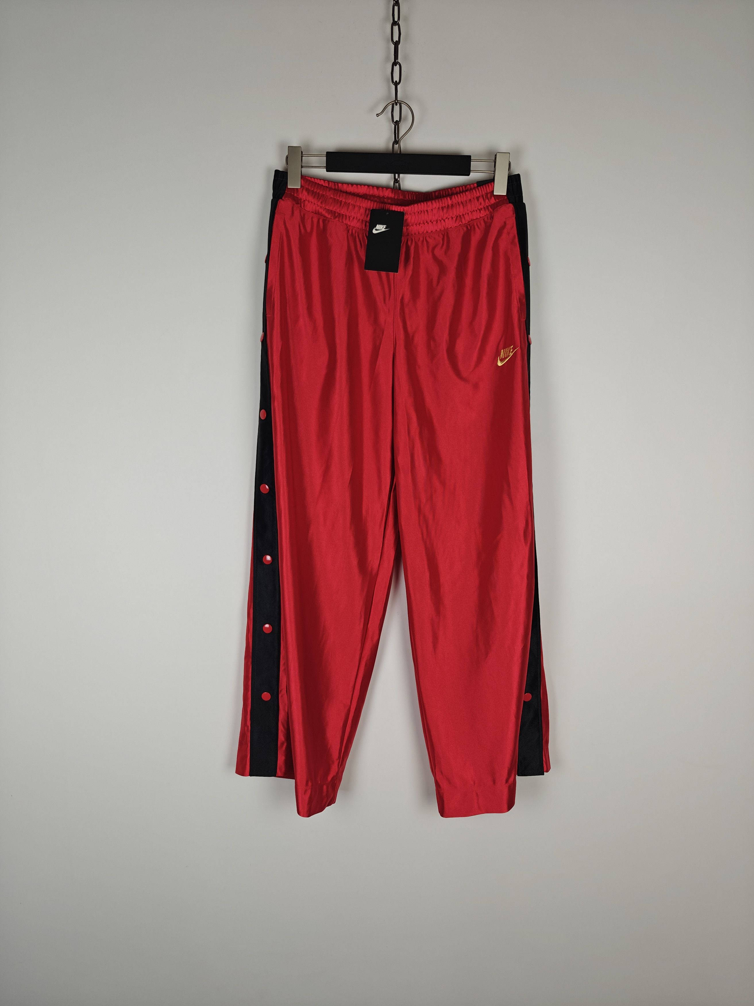 Nike Nike Popper Track Pants Red Casual Streetwear size M Size 32" / US 10 / IT 46 - 2 Thumbnail
