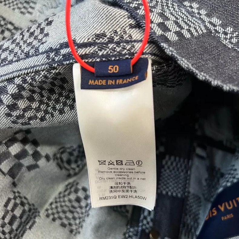 Louis Vuitton Louis Vuitton Checkerboard denim jacket 2505-Nextarrow Size US M / EU 48-50 / 2 - 6 Thumbnail