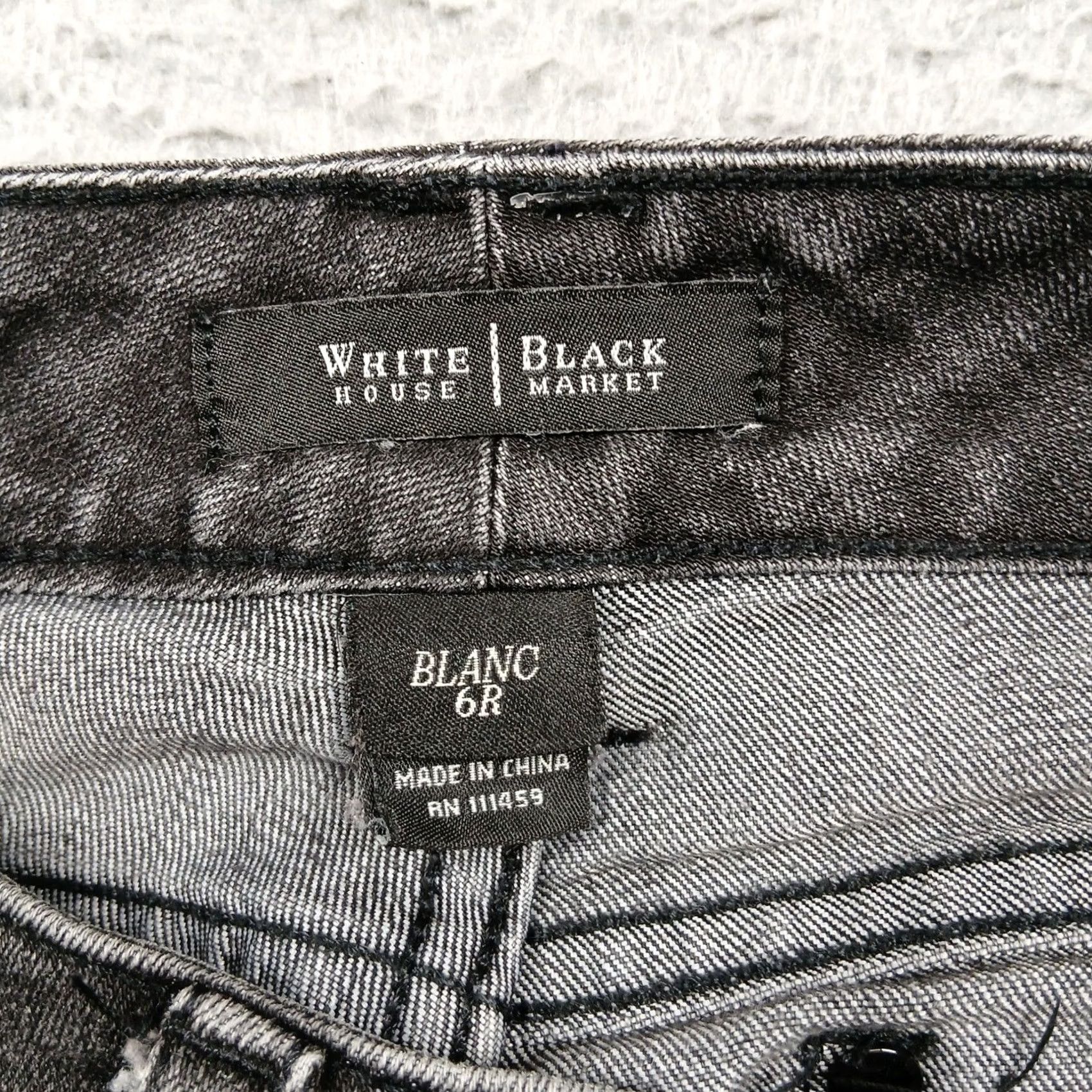 White House Black Market White House Black Market Jeans Women's 6R Gray Slim Bootcut Stretch Size 28" / US 6 / IT 42 - 4 Thumbnail