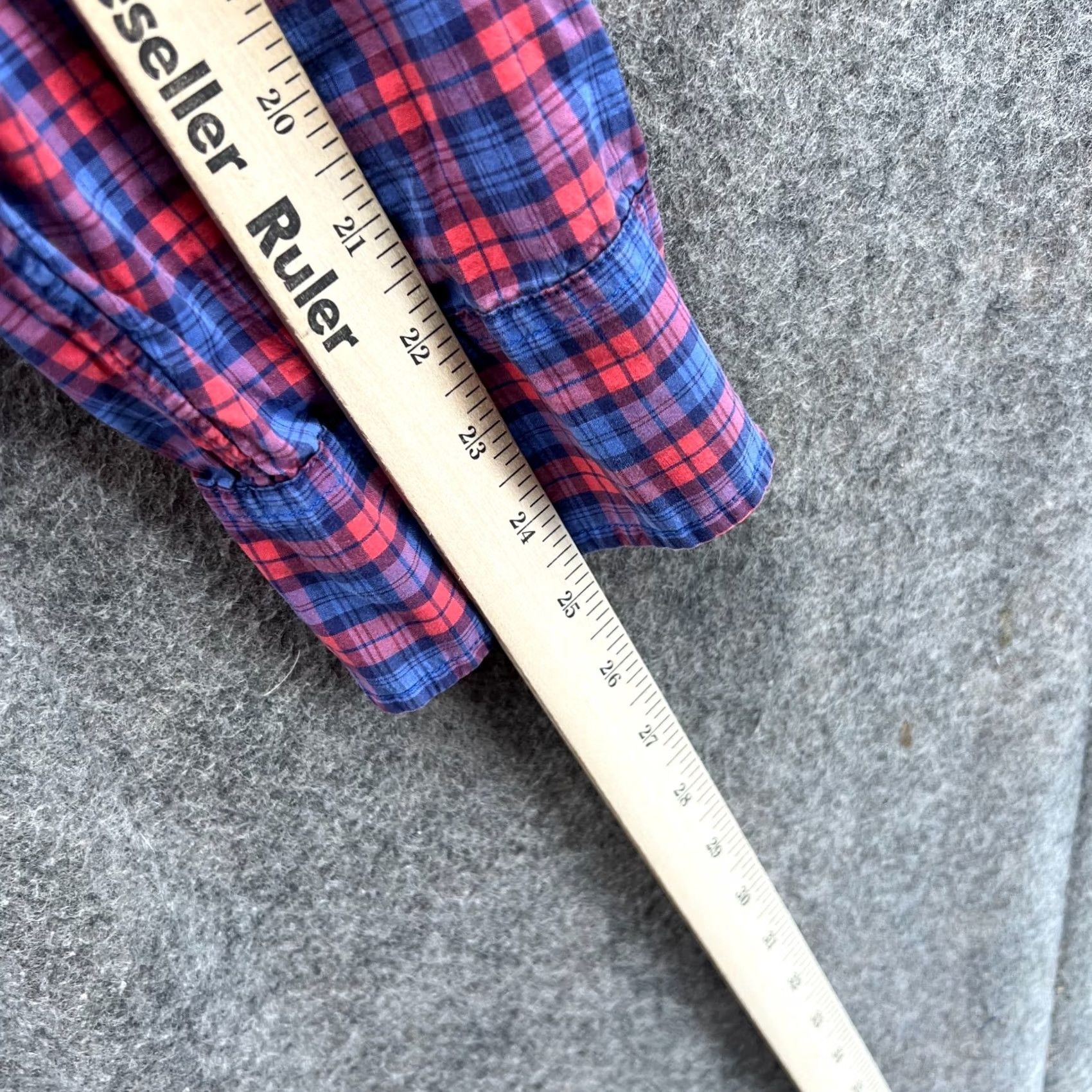 J.Crew VINTAGE J.CREW Shirt Men Medium Check Red Blue Plaid Button Down Plaid Preppy Vintage Size US M / EU 48-50 / 2 - 4 Thumbnail