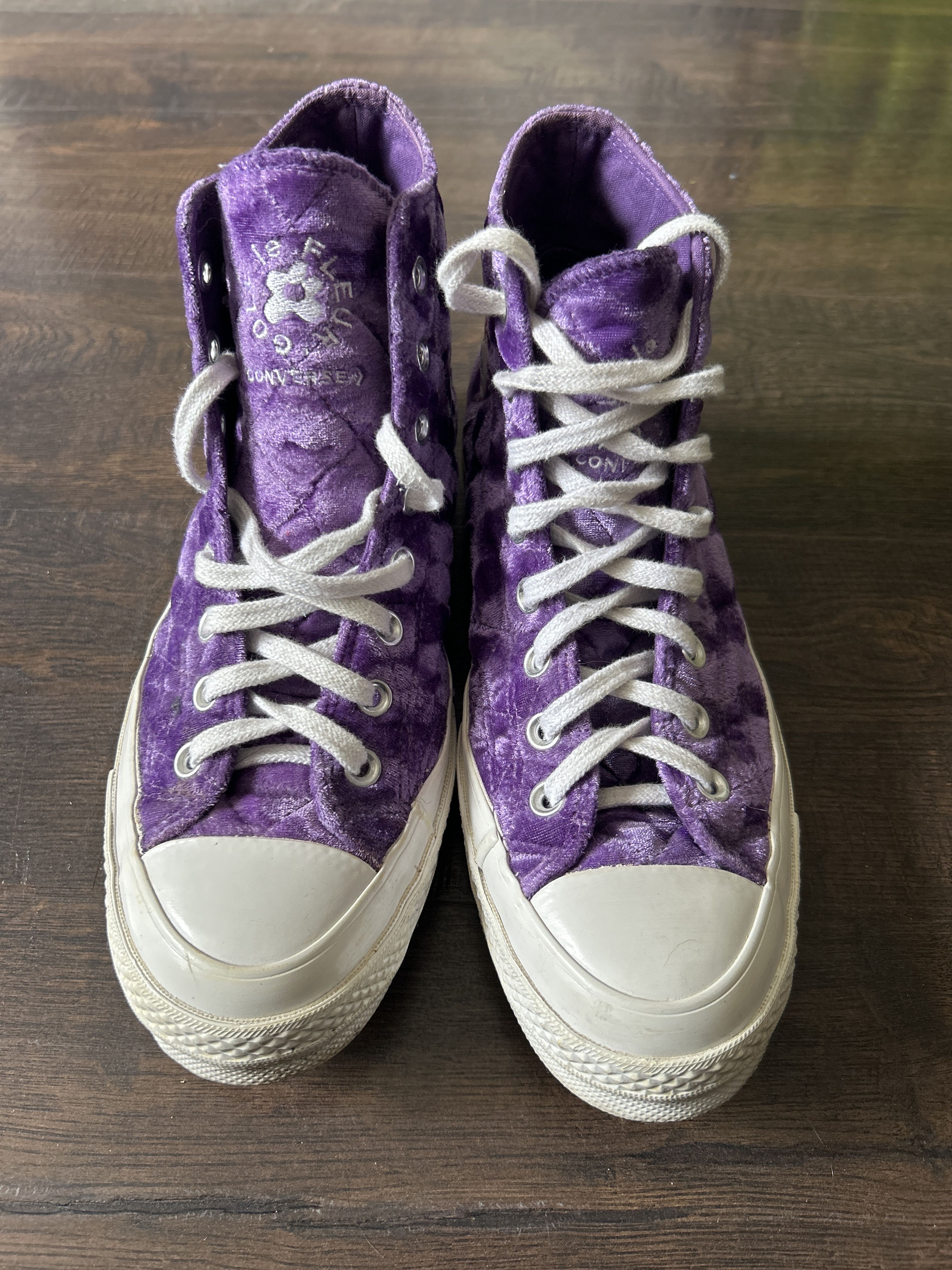 Golf le Fleur Converse x Golf Le Fleur Quilted Velvet Tillandsia Purple Size US 7.5 / EU 40-41 - 3 Thumbnail