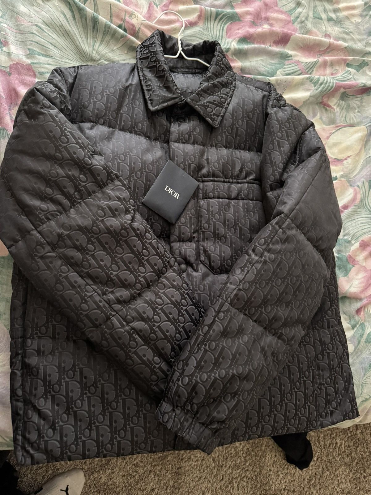 Dior Dior black monogram puffer jacket Size US L / EU 52-54 / 3 - 2 Thumbnail