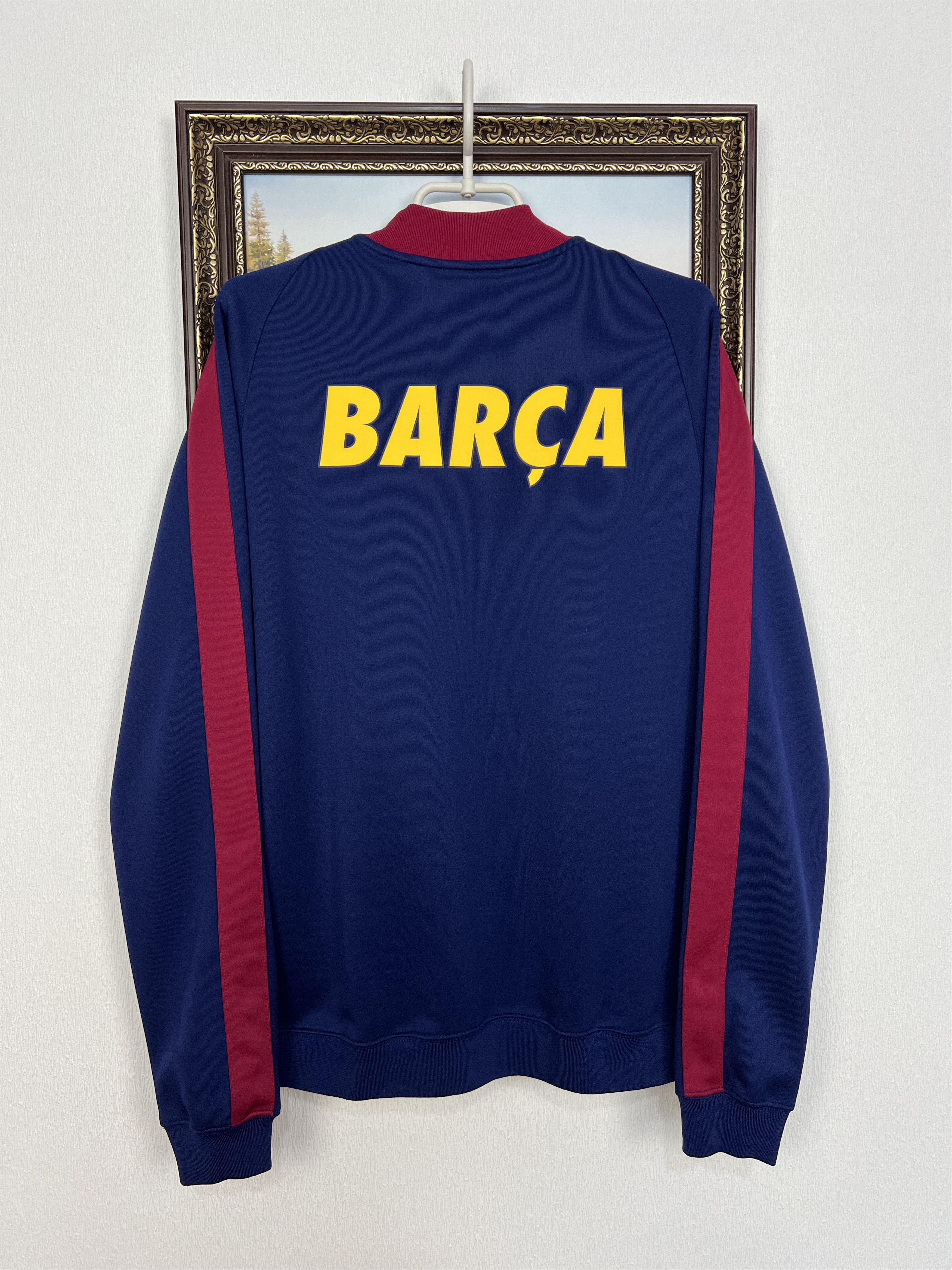 Nike Barcelona Football Jacket Soccer Track Top Rare Zip Hype Size US L / EU 52-54 / 3 - 9 Thumbnail