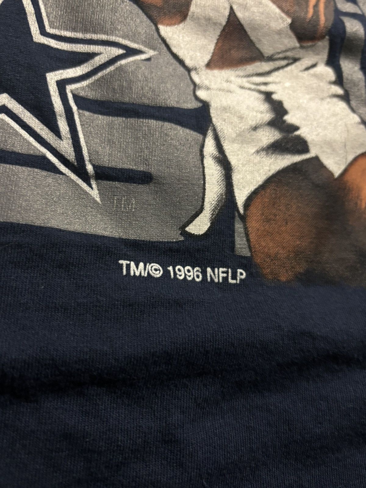 NFL × Vintage vintage 1996 dallas cowboys helmet tee Size US L / EU 52-54 / 3 - 6 Thumbnail