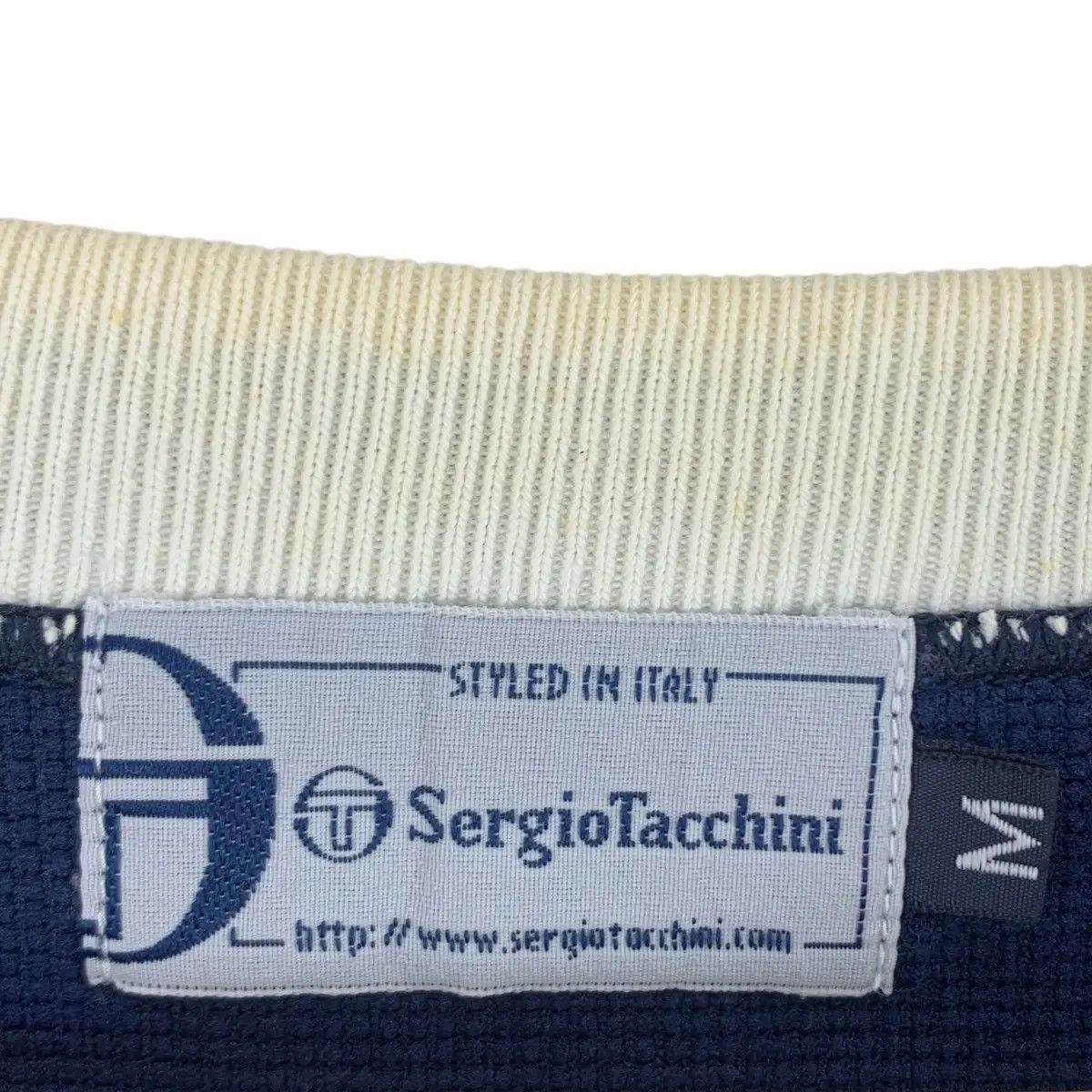 Sergio Tacchini Vintage 90’ SERGIO TACCHINI ITALY Stock Logo Striped Size M / US 6-8 / IT 42-44 - 6 Thumbnail