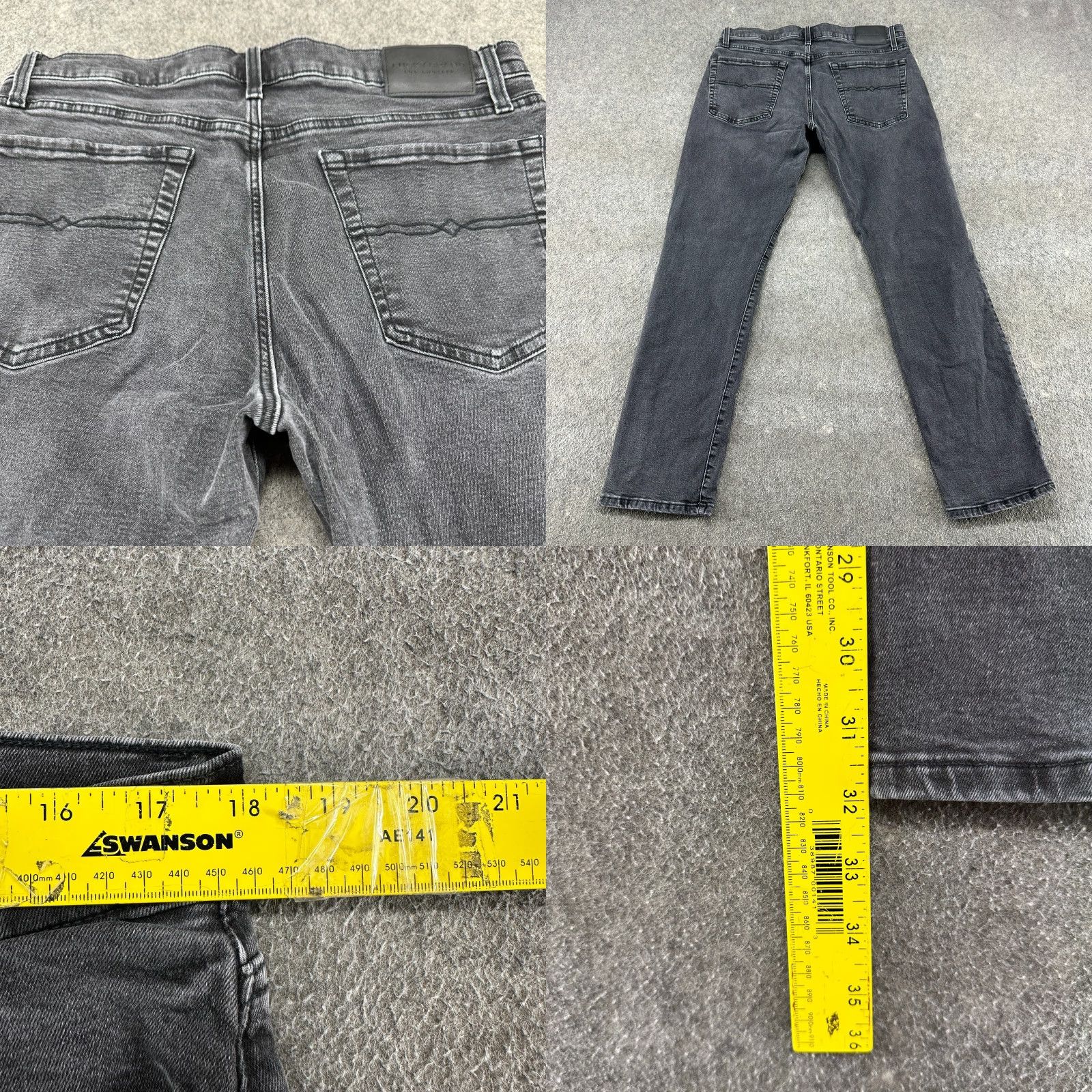 Lucky Brand Lucky Brand 121 Jeans Men 36x32 Black Heritage Slim Straight Denim 5-Pocket Slim Fit Medium Wash Regular Size Black Mens Hands: Button Closure? Size US 36 / EU 52 - 8 Thumbnail