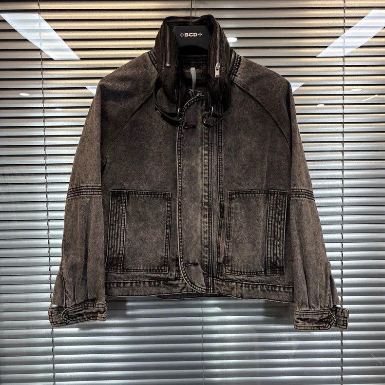 Yves Saint Laurent Black Denim Jacket Size M YSL Size US M / EU 48-50 / 2 - 1 Thumbnail