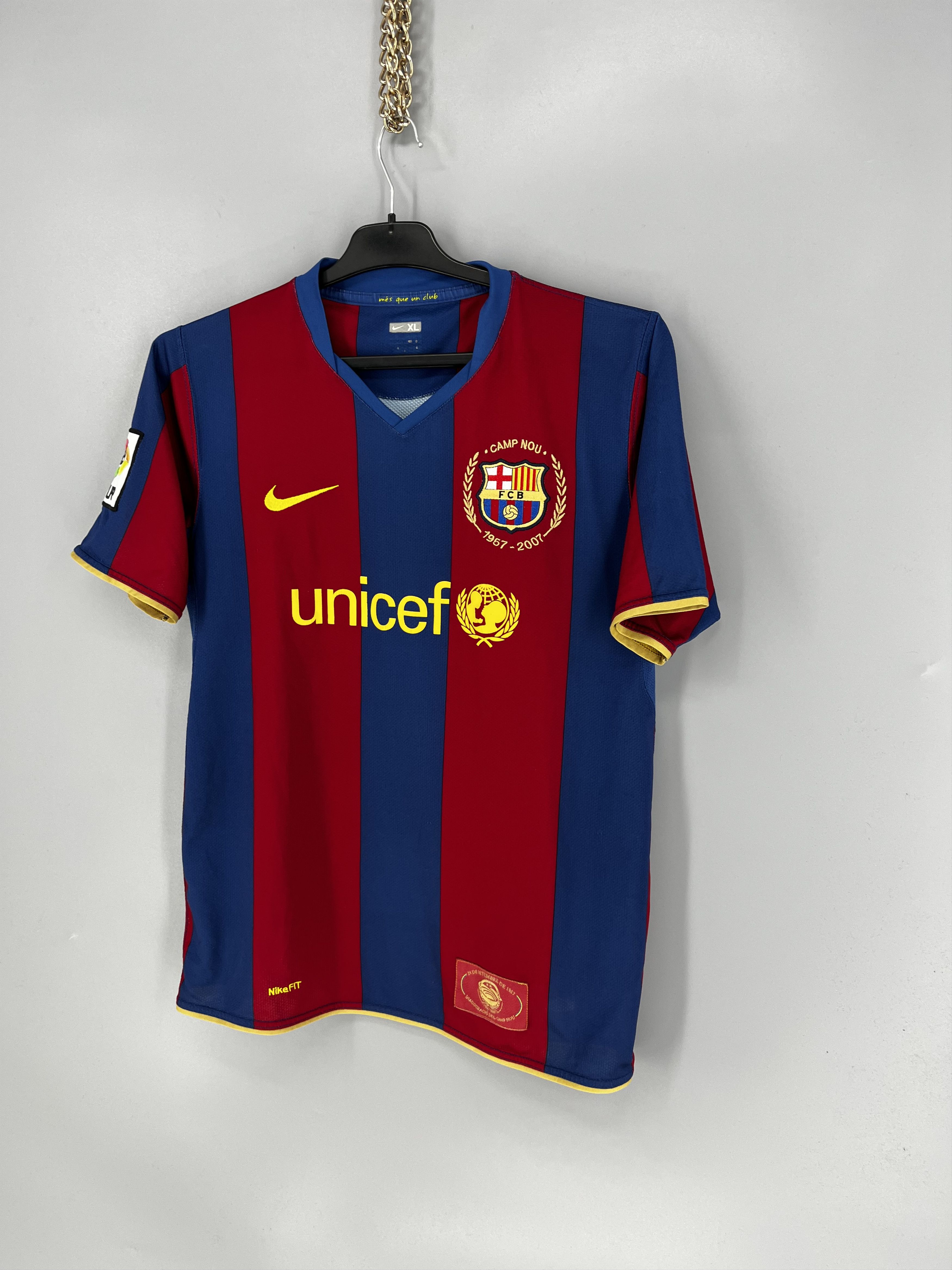 Nike Barcelona Nike 2007 Jersey Vintage Y-Shirts Size XL Size US XS / EU 42 / 0 - 3 Thumbnail