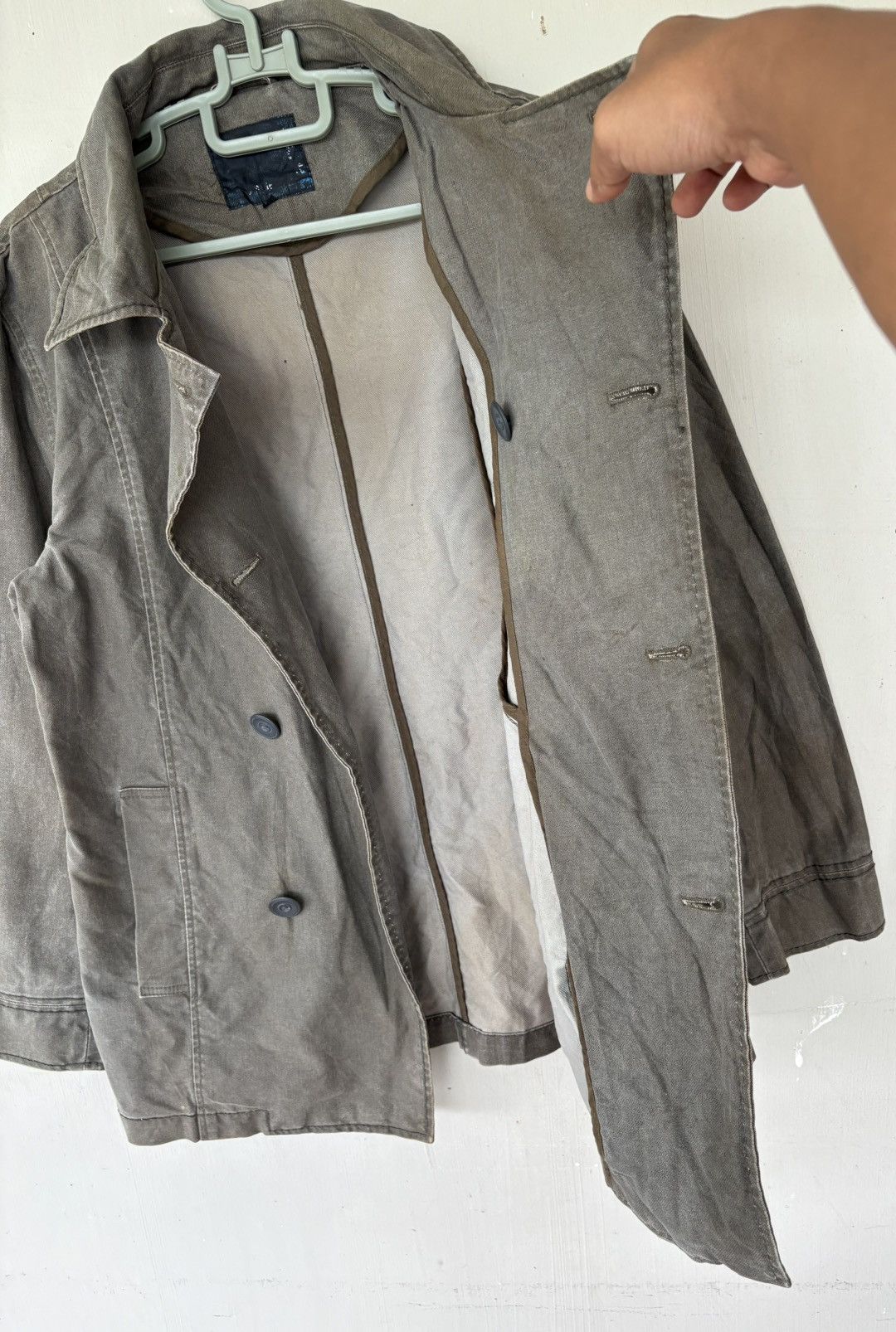 Japanese Brand Japanese Spec Outfitter Double Breasted Coat Denim Jacket Size US M / EU 48-50 / 2 - 8 Thumbnail