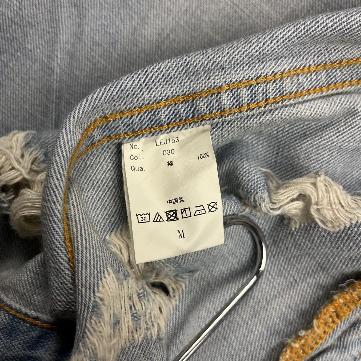 JACKROSE 2000s Legenda Japan - Romantic Rose Crash Denim Size US M / EU 48-50 / 2 - 13 Thumbnail
