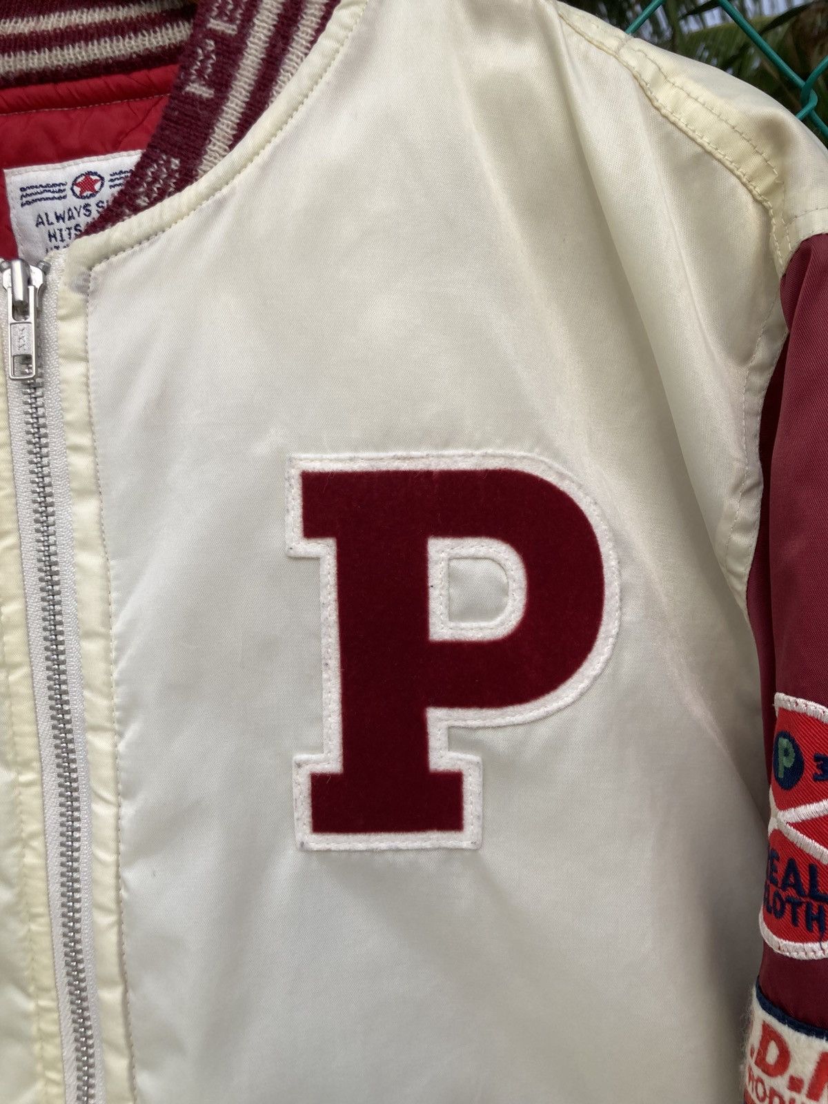 PERSON'S Vintage Person’s Japan Patch Logo Varsity jacket Boxy fit Size US L / EU 52-54 / 3 - 12 Thumbnail