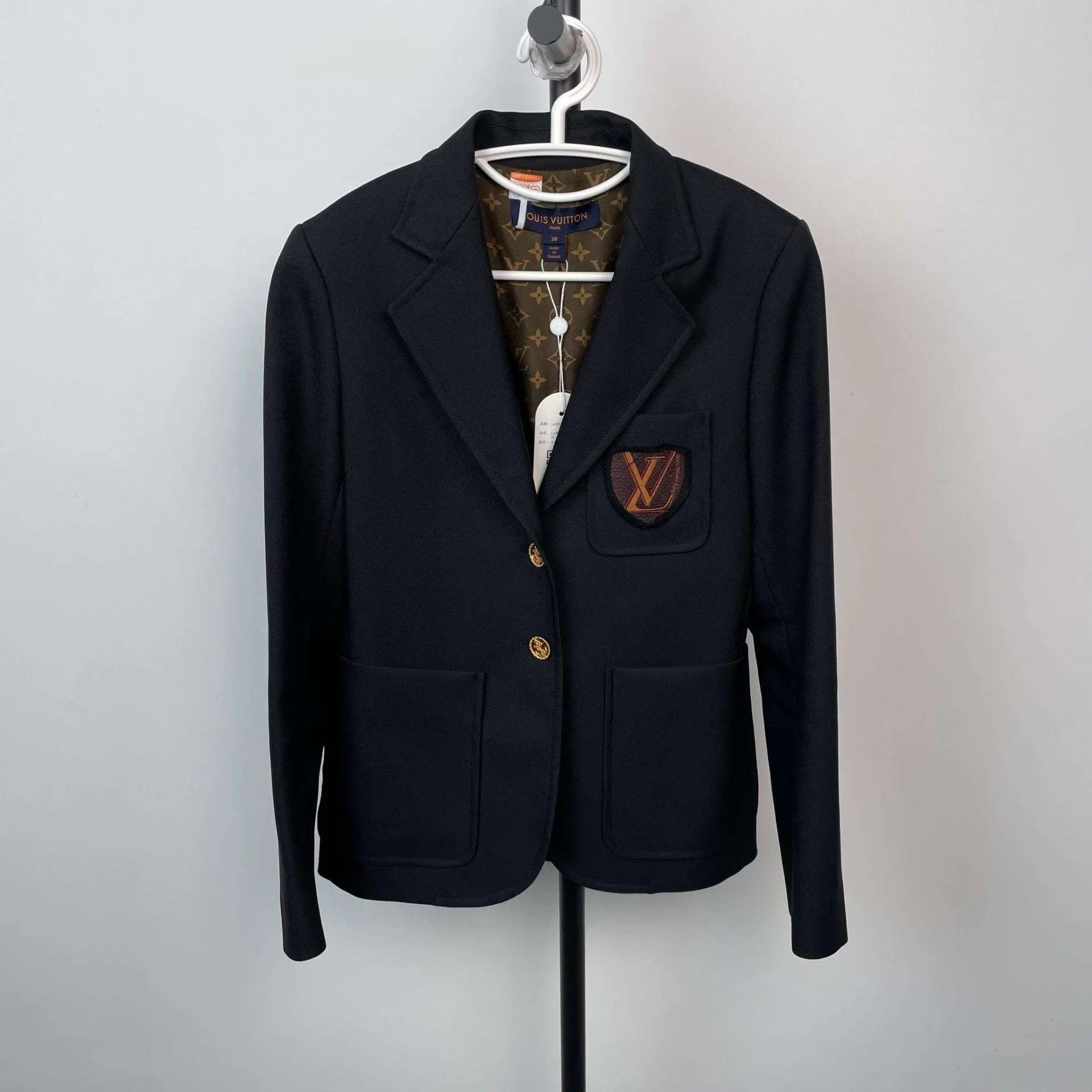 Louis Vuitton LV blazer 38 black Size S / US 4 / IT 40 - 1 Thumbnail