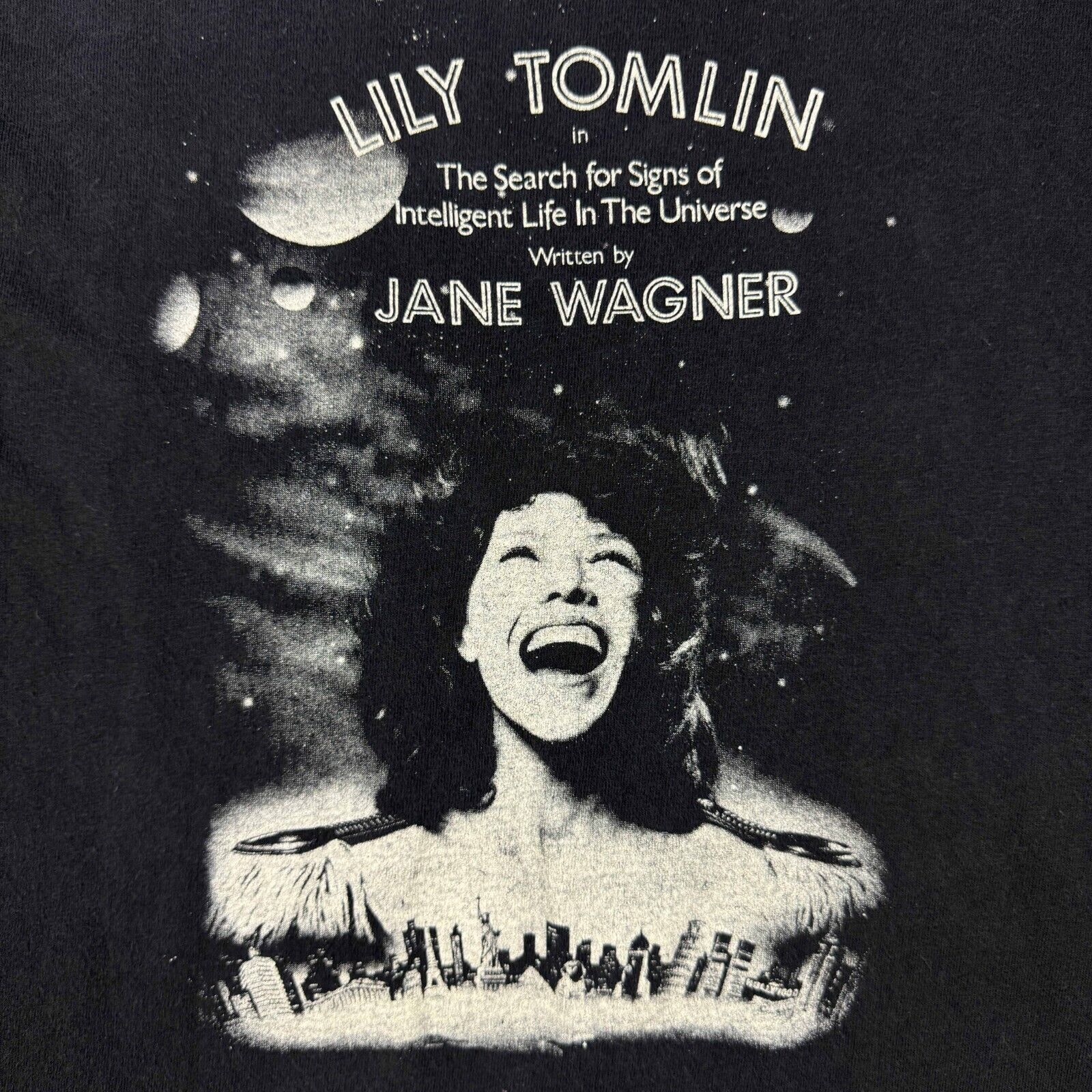 Vintage Vintage 90s 1991 Lily Tomlin Search Signs Life T-Shirt Film Size US L / EU 52-54 / 3 - 2 Thumbnail