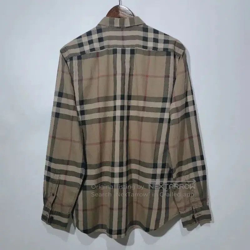 Burberry Burberry L Size Brown Green Check Shirt. Size L / US 10 / IT 46 - 2 Thumbnail