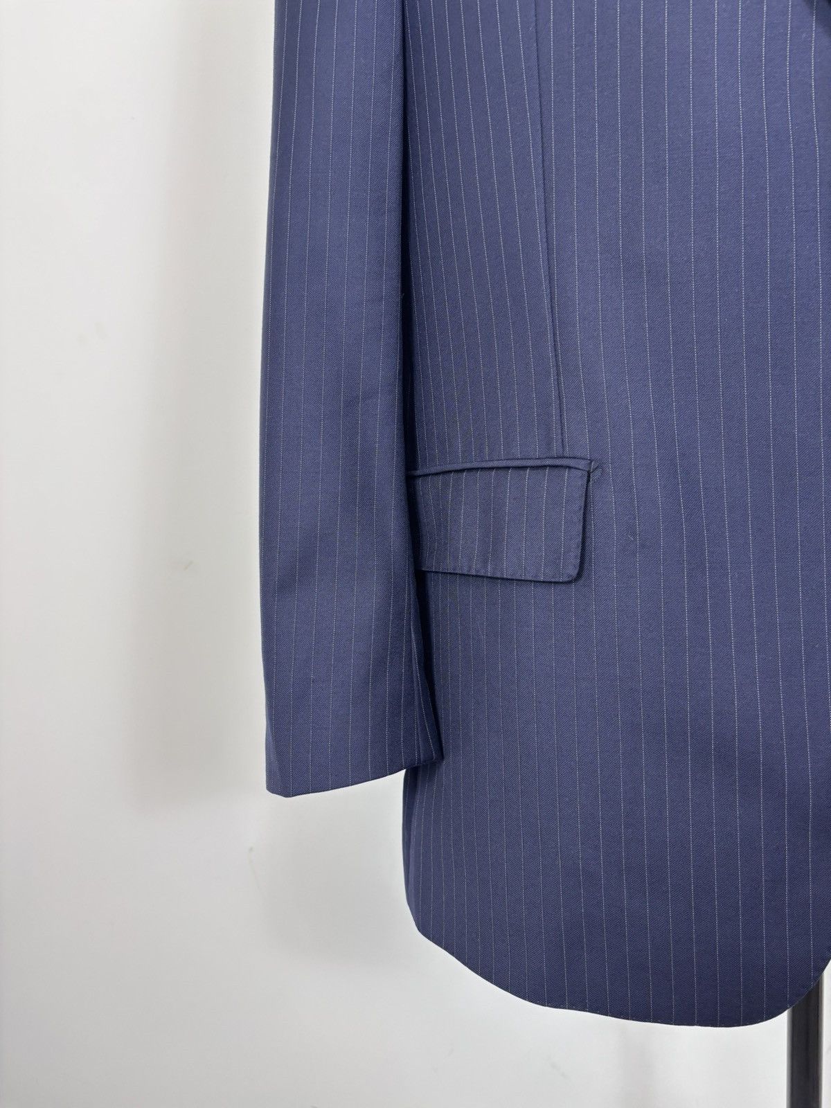 Suitsupply Suitsupply Men’s 2-Piece Navy Blue Pinstripe Wool Suit Size 44R - 4 Thumbnail
