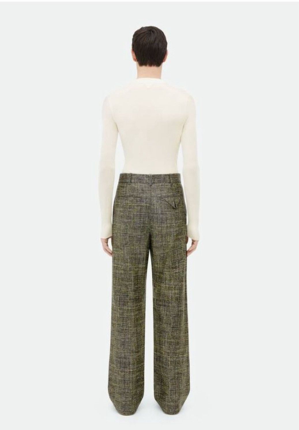 Bottega Veneta $6.5K VALUE Printed Leather Straight Leg Trousers Size US 32 / EU 48 - 3 Thumbnail
