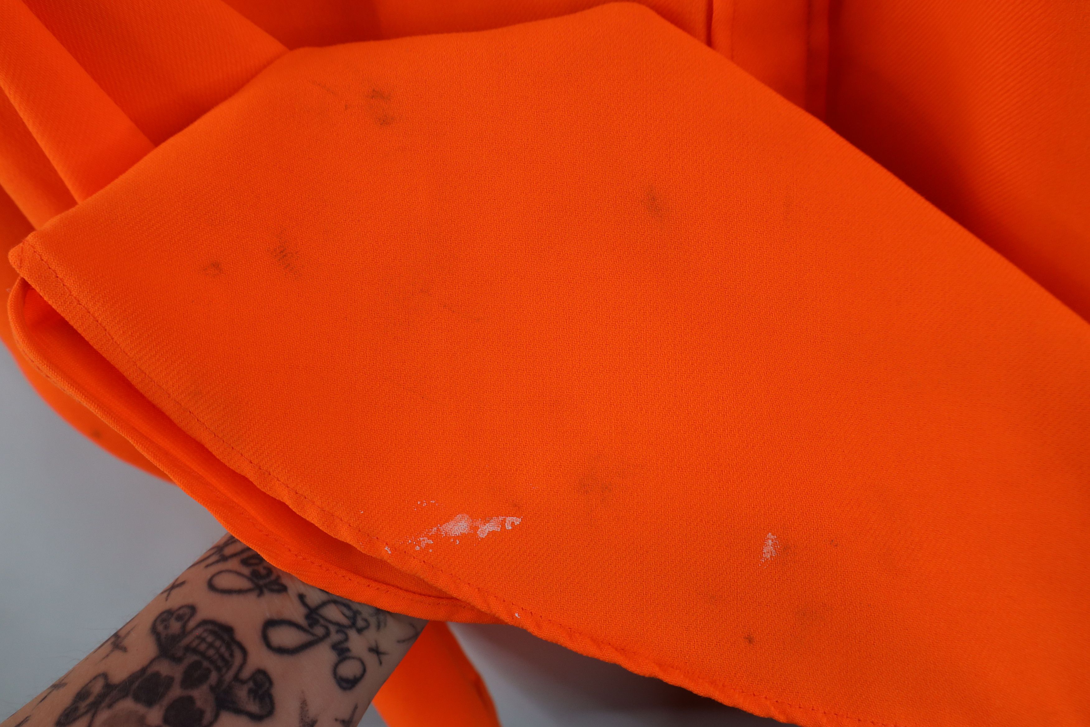 Cabelas × Vintage Vintage 90s Cabelas Heavyweight Button Shirt Blaze Orange Size US XXL / EU 58 / 5 - 6 Thumbnail