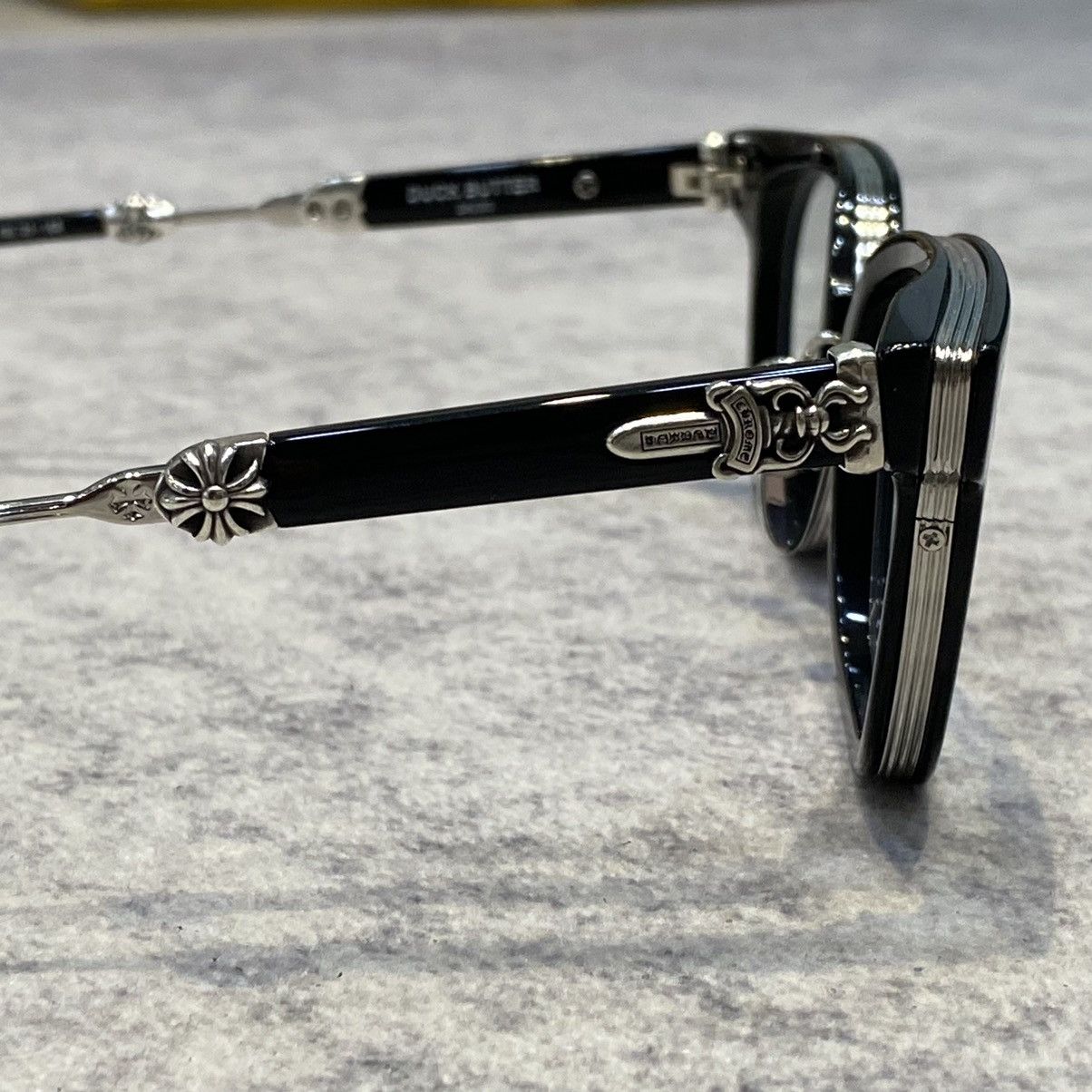 Chrome Hearts CHROME HEARTS DUCK BUTTER Black/Shiny Silver Size ONE SIZE - 3 Thumbnail