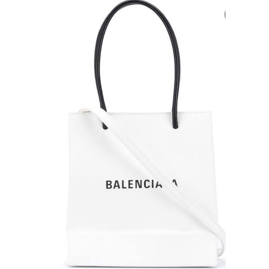 Balenciaga XXS Shopping Tote Bag White Size ONE SIZE - 1 Thumbnail