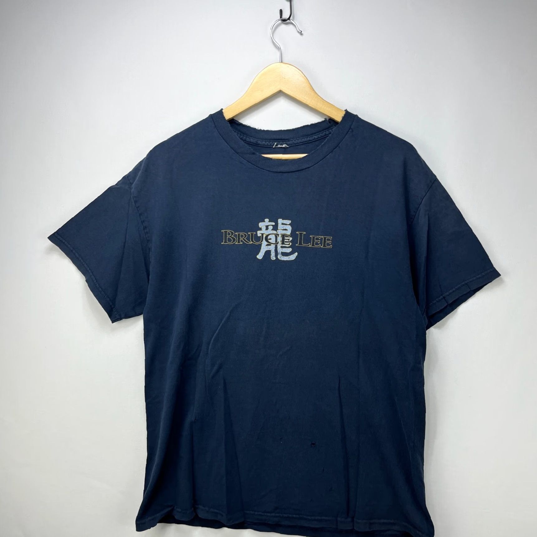 Roar VINTAGE Bruce Lee Graphic T-Shirt L Men Blue 90s Dragon's Roar Size US L / EU 52-54 / 3 - 4 Thumbnail