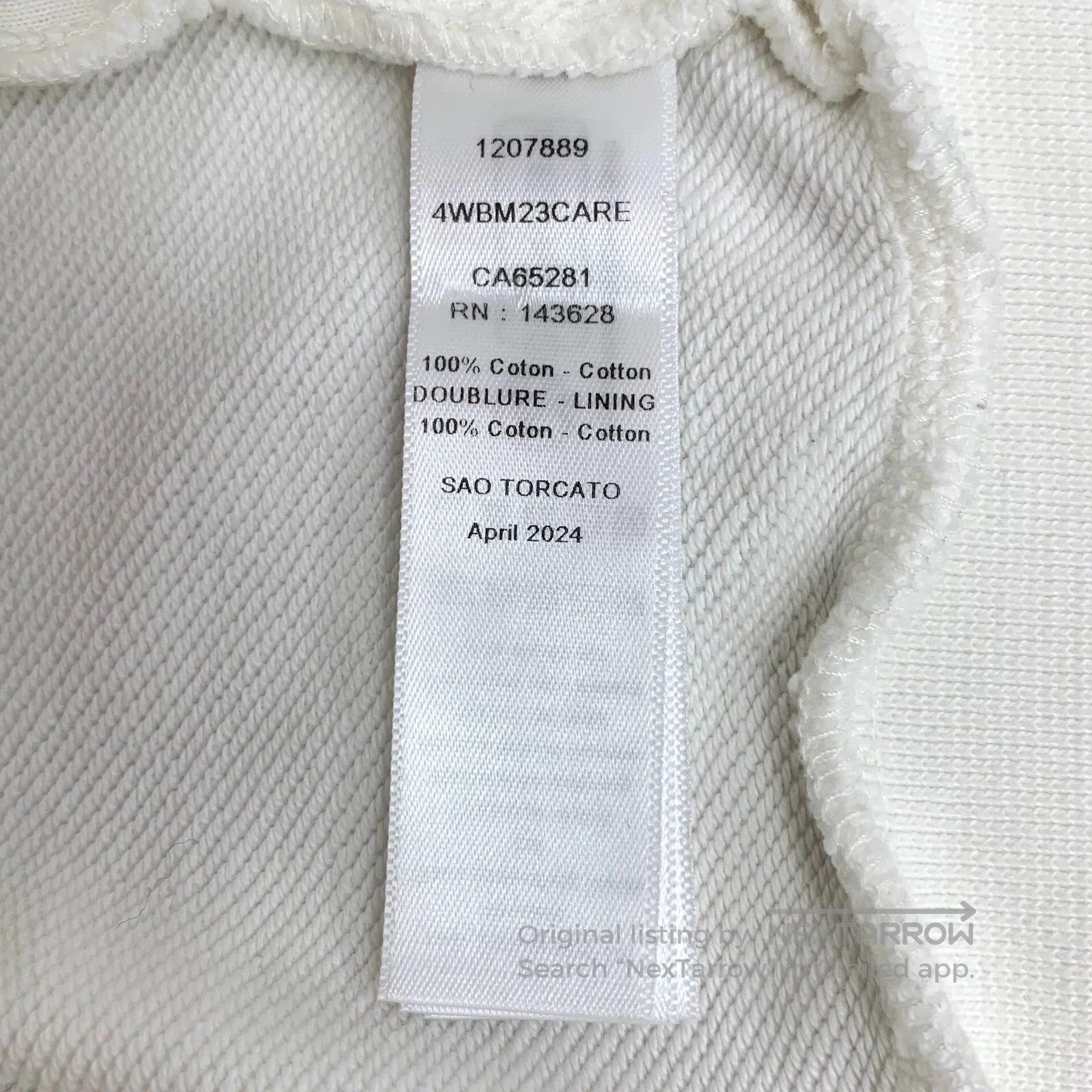 Dior dior white logo hoodie zip-up jacket. Size US M / EU 48-50 / 2 - 6 Thumbnail