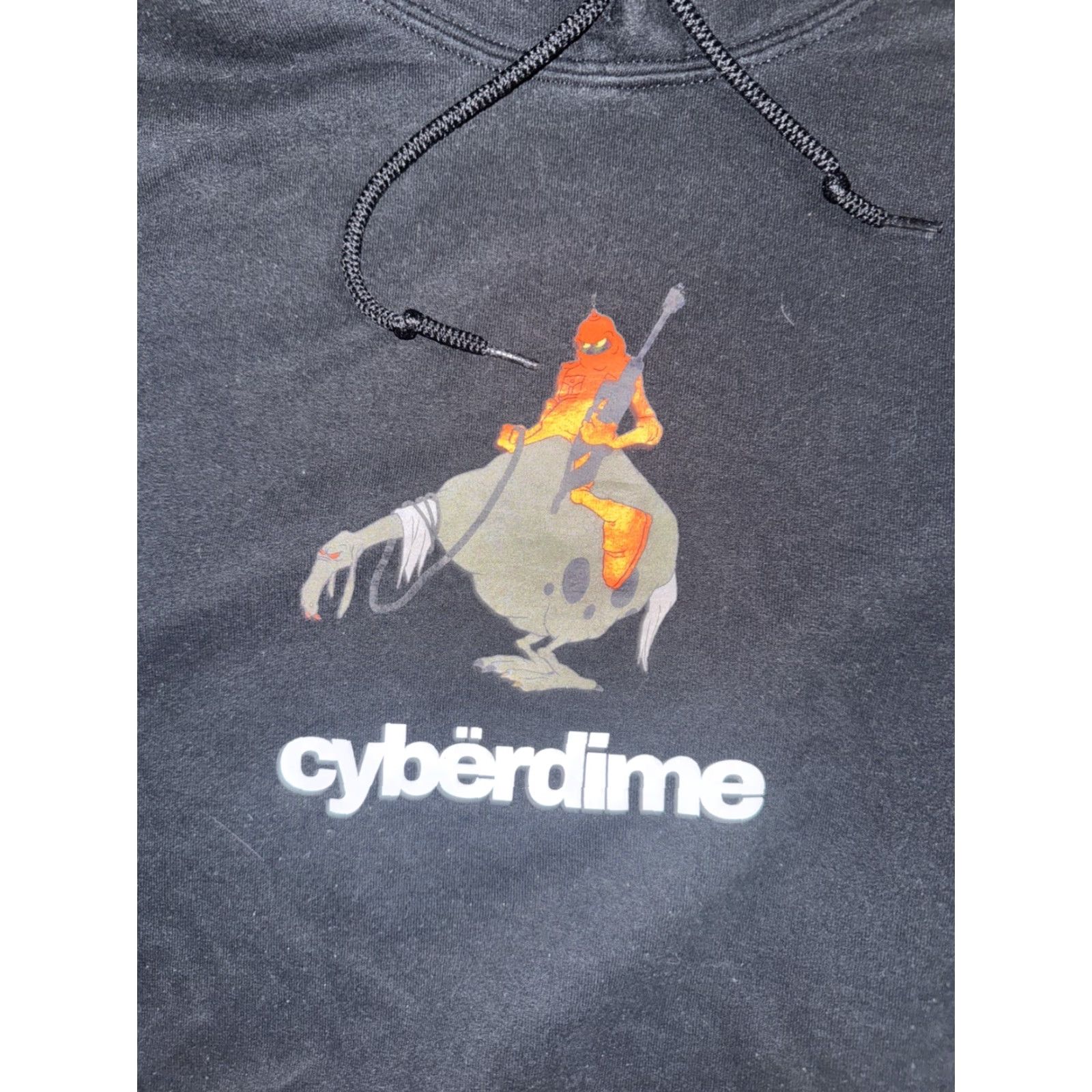 Gildan VINTAGE Cyberdime Skateboarding Graphic Hoodie Black XL Streetwear Gildan Heavy Blend Size US XL / EU 56 / 4 - 2 Thumbnail