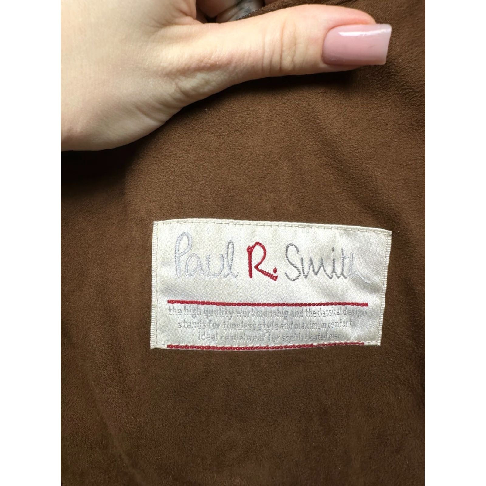 Paul Smith VINTAGE Paul Smith Jacket Mens Quilted XL Brown Windbreaker Size US XL / EU 56 / 4 - 4 Thumbnail