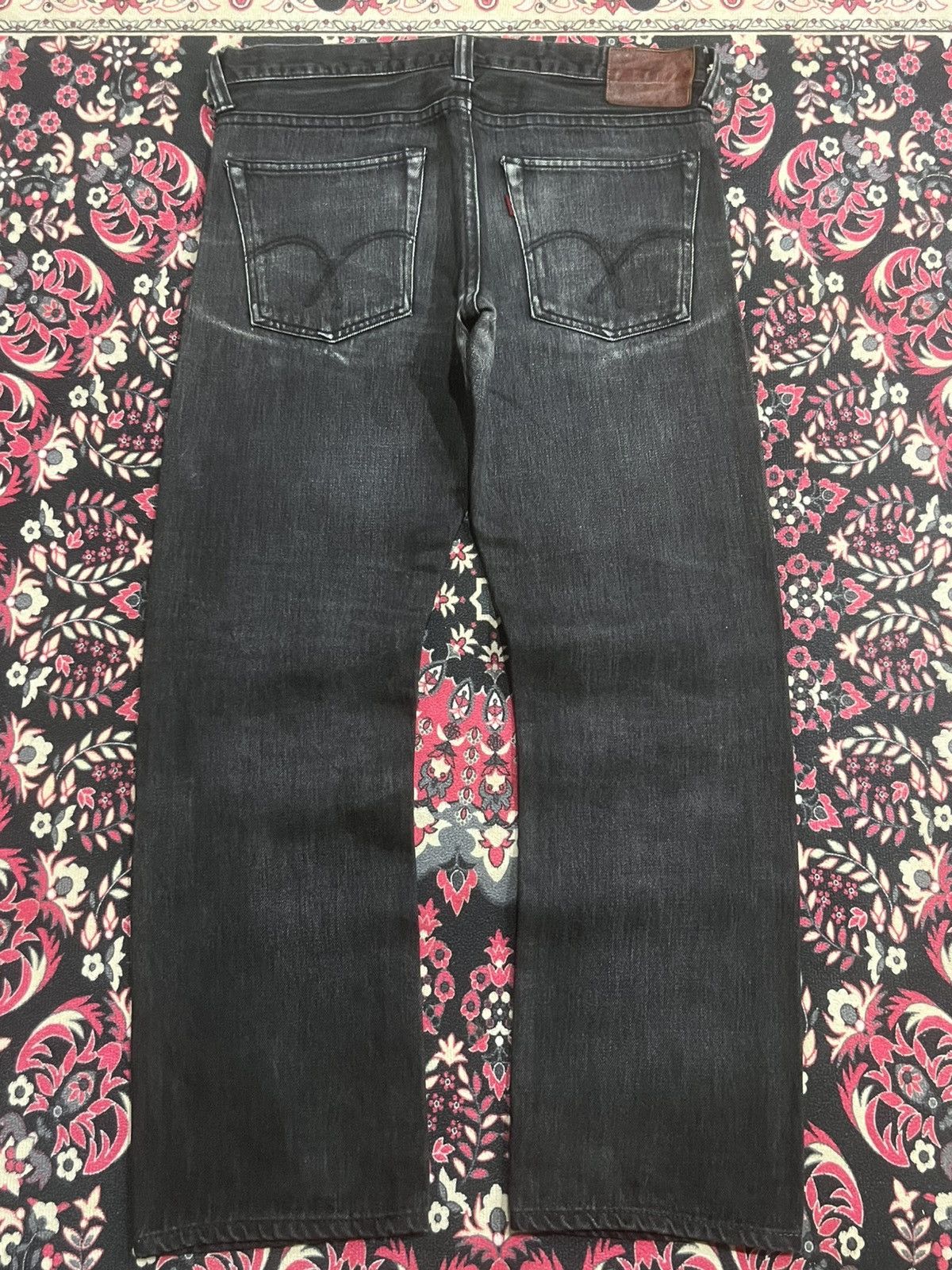 Full Count & Co. Vintage Japan Full Count & Co Black Faded Selvedge Jeans Size US 30 / EU 46 - 2 Thumbnail