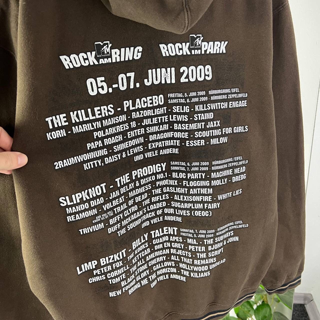 Metallica Vintage MTV Rock Am Ring Limp Bizkit Slipknot Tour 2009 Size US L / EU 52-54 / 3 - 6 Thumbnail