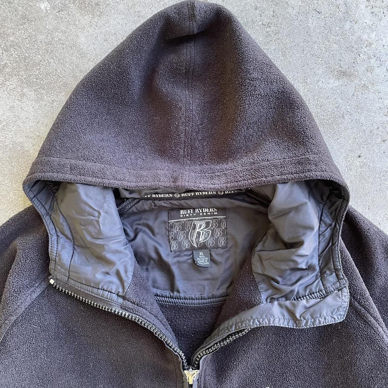 Japanese Brand × Vintage Crazy vintage rare Y2K Ruff Ryders DMX baggy fleece jacket Size US XL / EU 56 / 4 - 3 Thumbnail