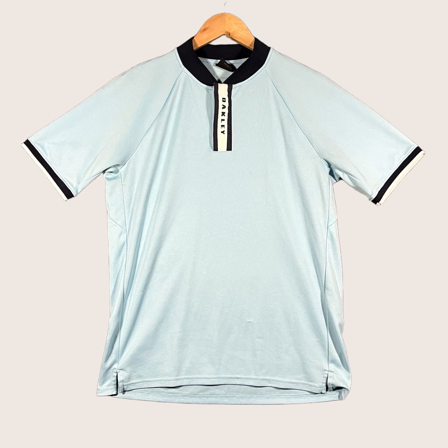 Oakley Oakley Polo Men S Blue Primo Polo Blade Collar Short Sleeve Golf Sport Activewear Modern Pattern Size US S / EU 44-46 / 1 - 1 Thumbnail