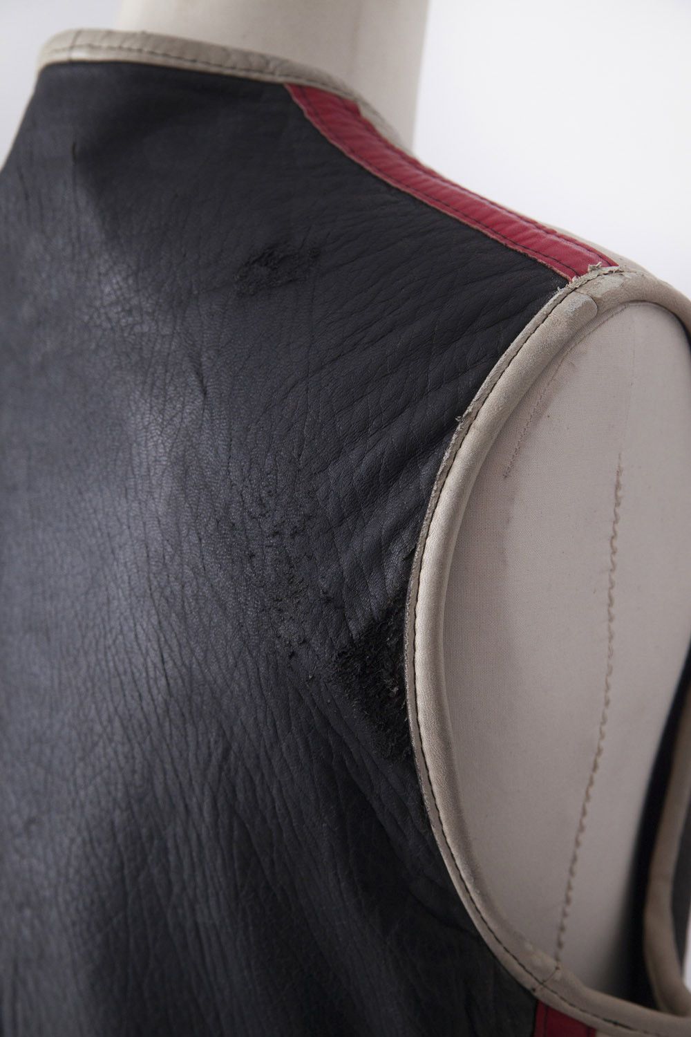 Vintage 1990's riding leather vest Size US S / EU 44-46 / 1 - 6 Thumbnail
