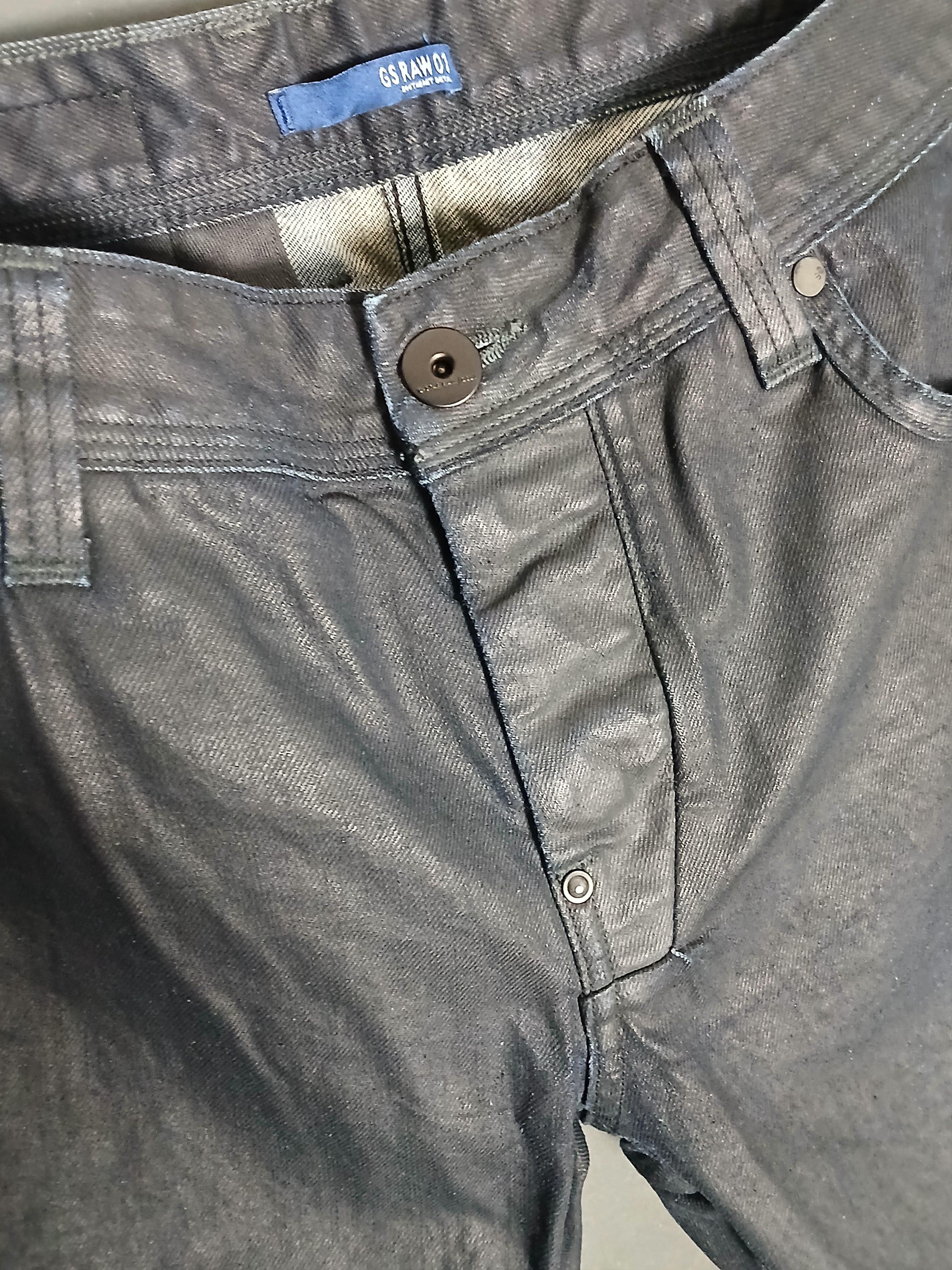 G-Star G-Star Waxed Jeans Pants Size US 32 / EU 48 - 6 Thumbnail