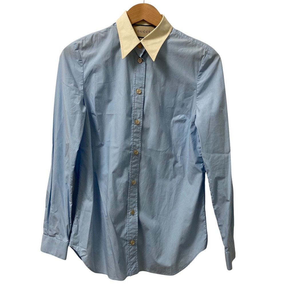 Gucci Gucci Gucci Popeline Shirt Shirt Others Dress Shirt 686545 DUTY FREE for USA Size ONE SIZE - 1 Thumbnail