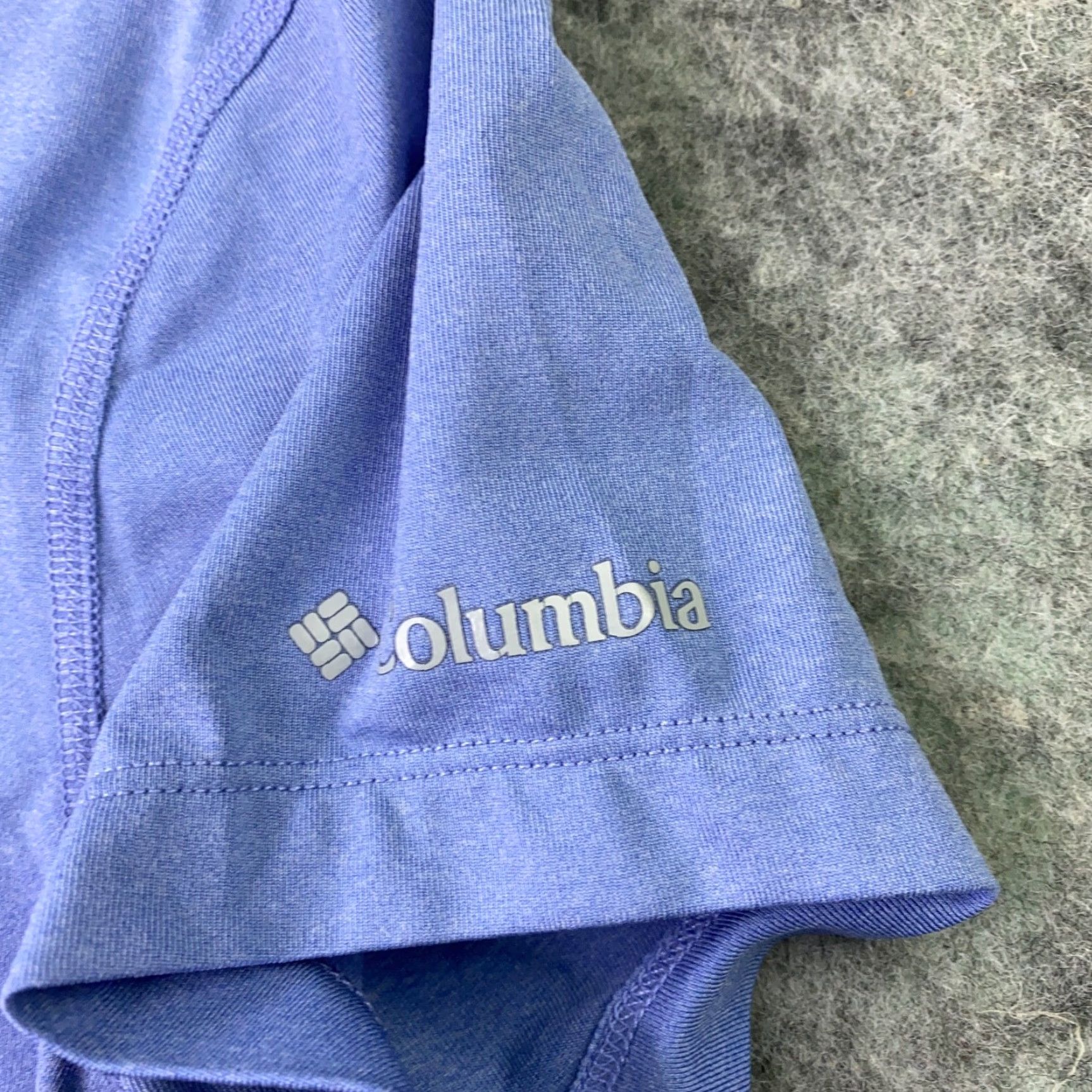 Vintage Columbia Womens Polo Shirt XS Purple Short Sleeve Stretch Cotton Elastane Jersey Basic Size XS / US 0-2 / IT 36-38 - 3 Thumbnail