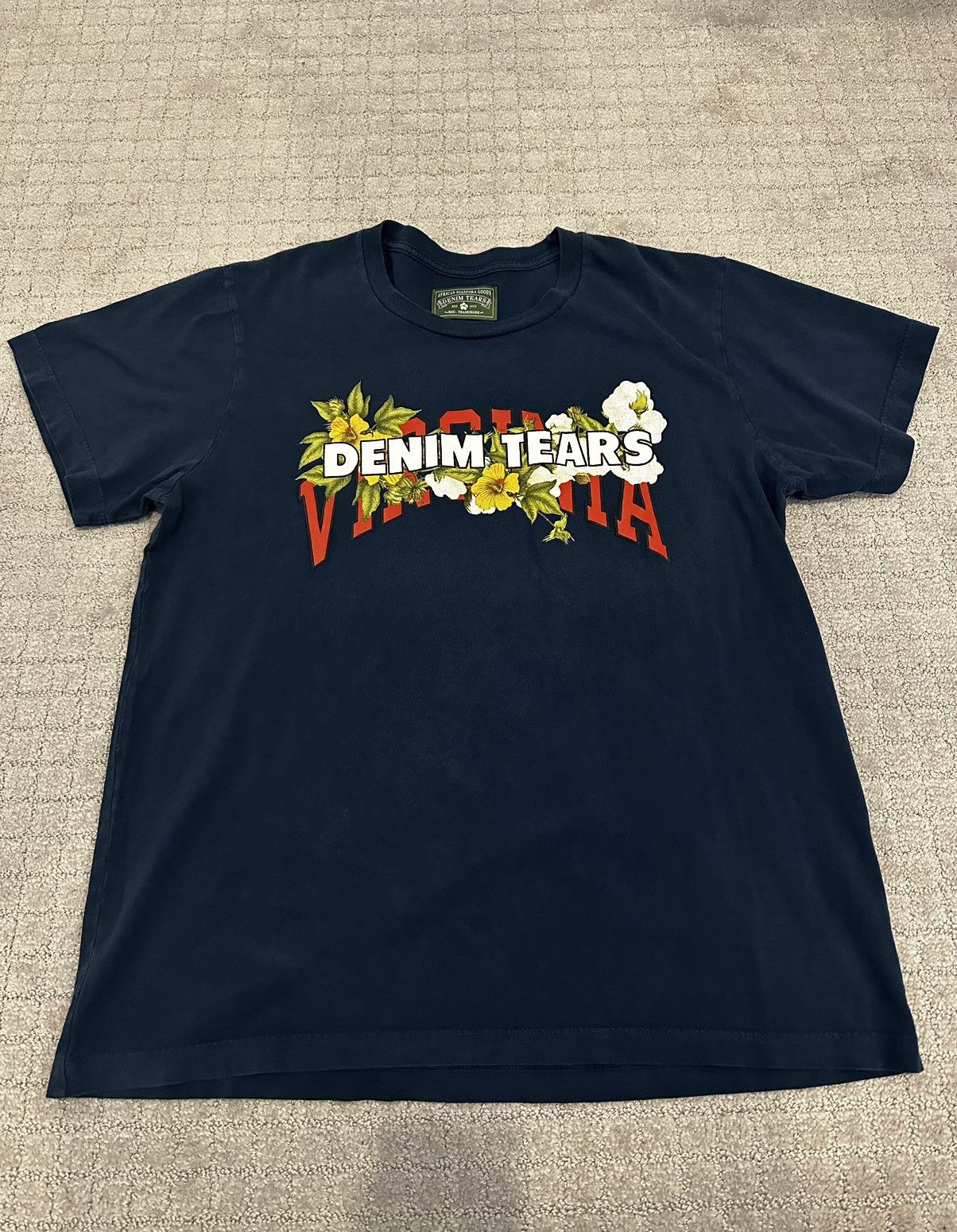 正規品は直営店 XXL DENIM TEARS / Virginia TEE | www.artfive.co.jp