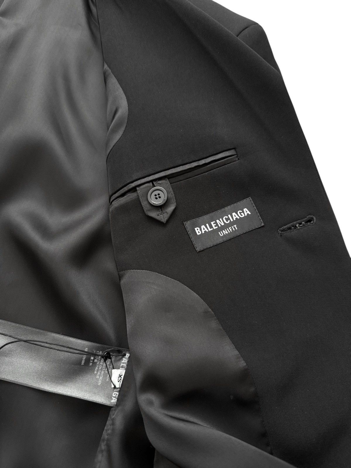 Balenciaga Heavy Triacetate Shirt Collar Oversized Blazer Size US XS / EU 42 / 0 - 8 Thumbnail